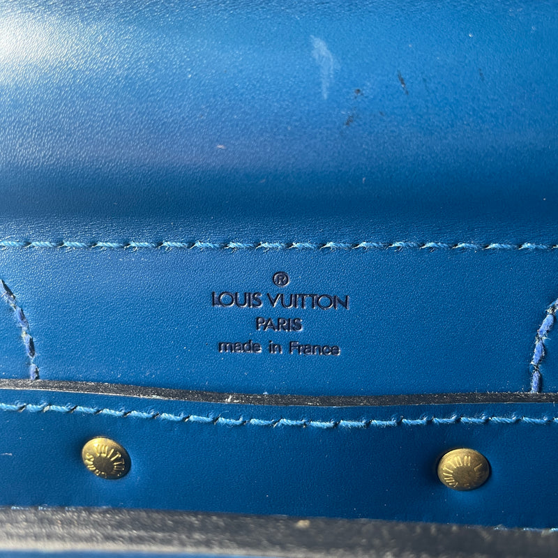 LOUIS VUITTON/Bag/FREE/Leather/BLU/STEAMER BAG