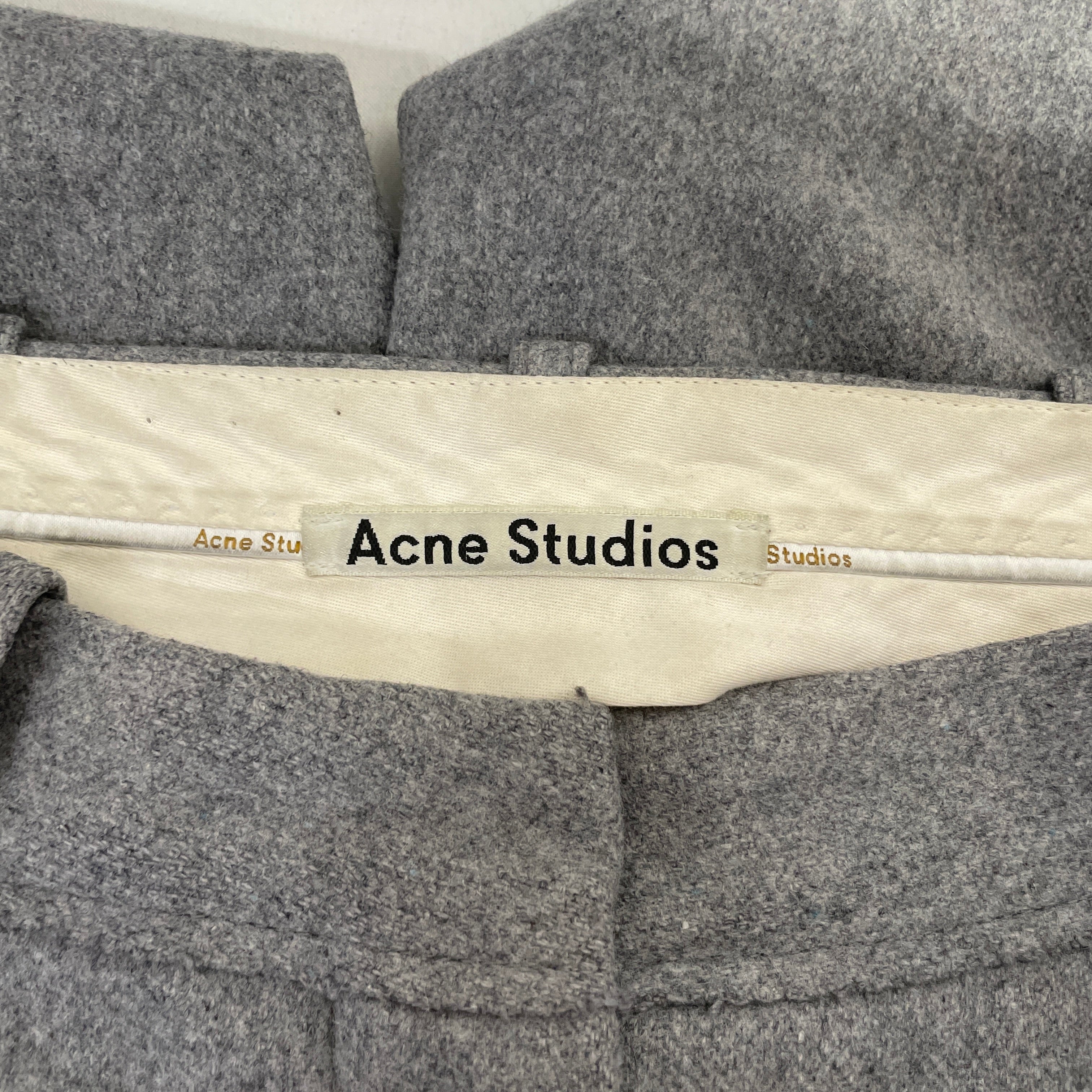 Acne Studios/Pants/36/Wool/GRY/WOOL CULOTTES view 3