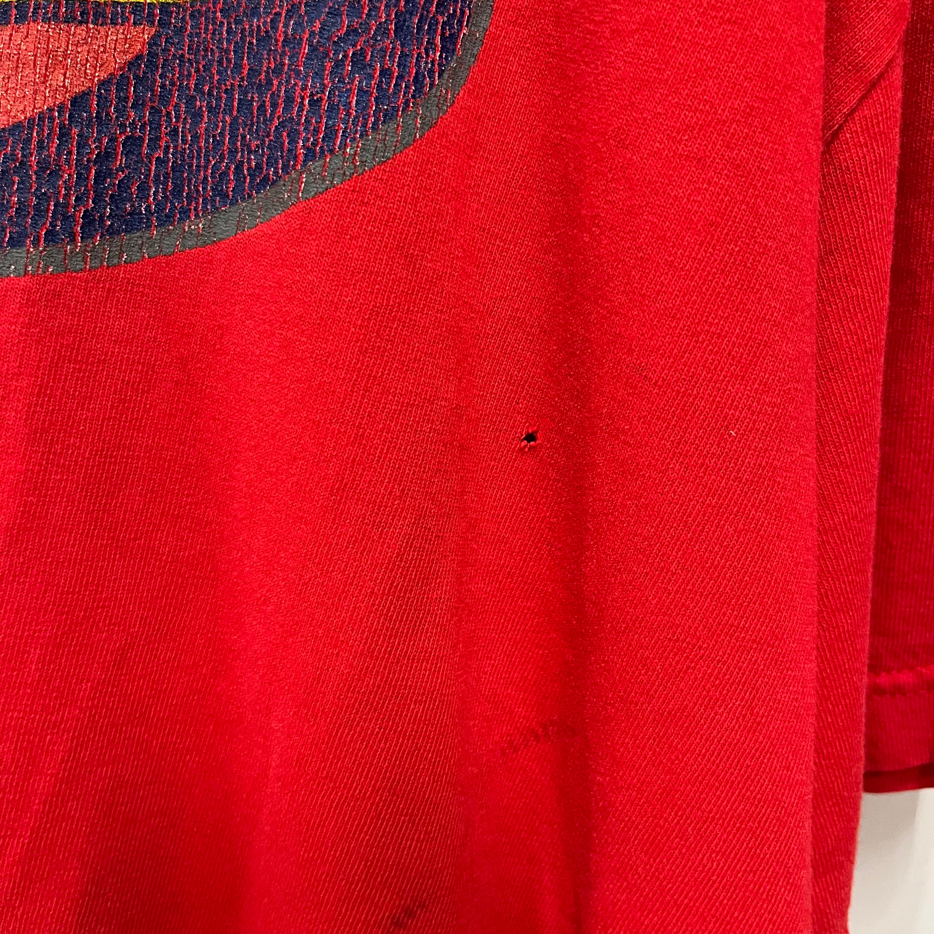 wu-wear/T-Shirt/L/Cotton/RED/vintage 90s view 4