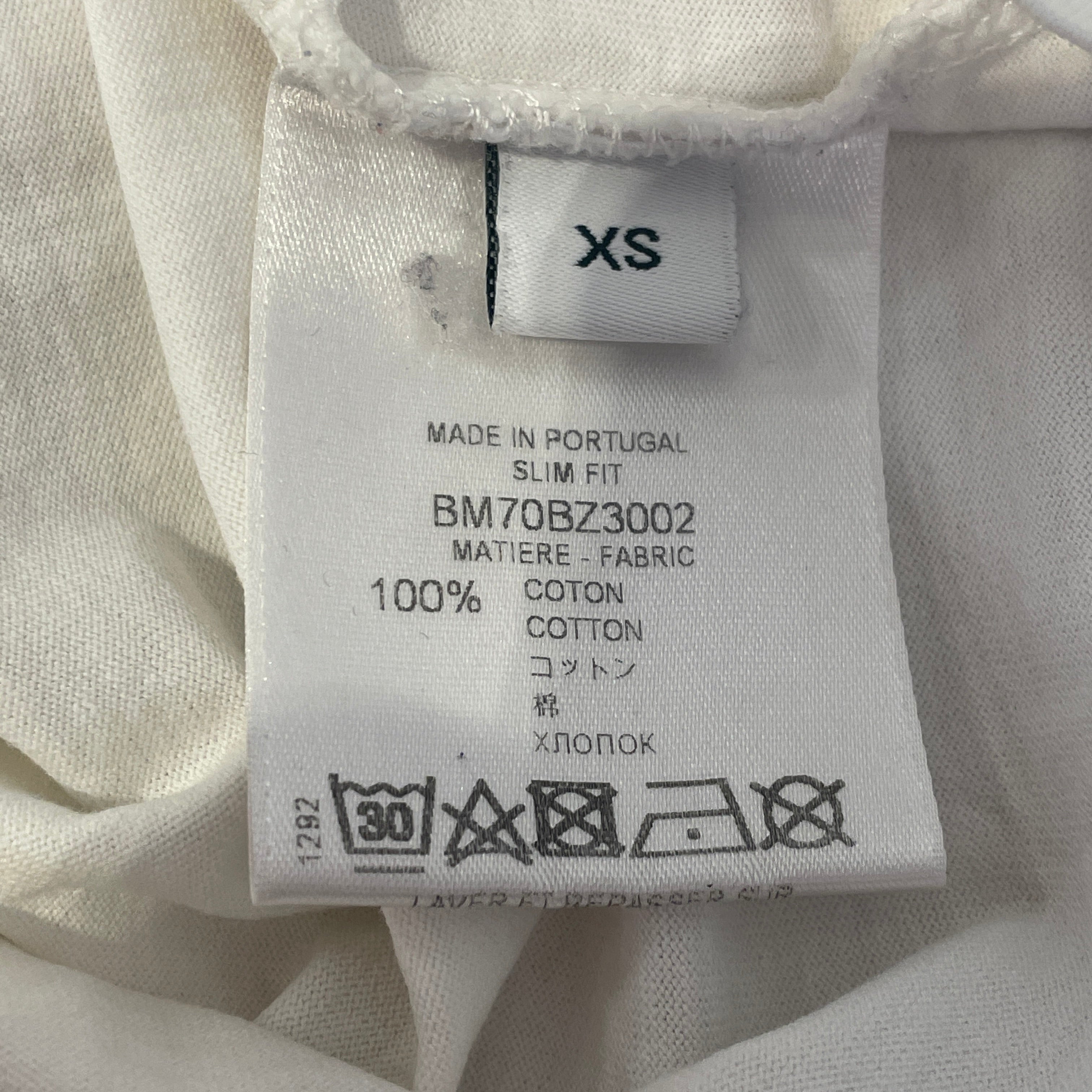 GIVENCHY/T-Shirt/XS/Cotton/WHT/Graphic/Faded Logo view 4