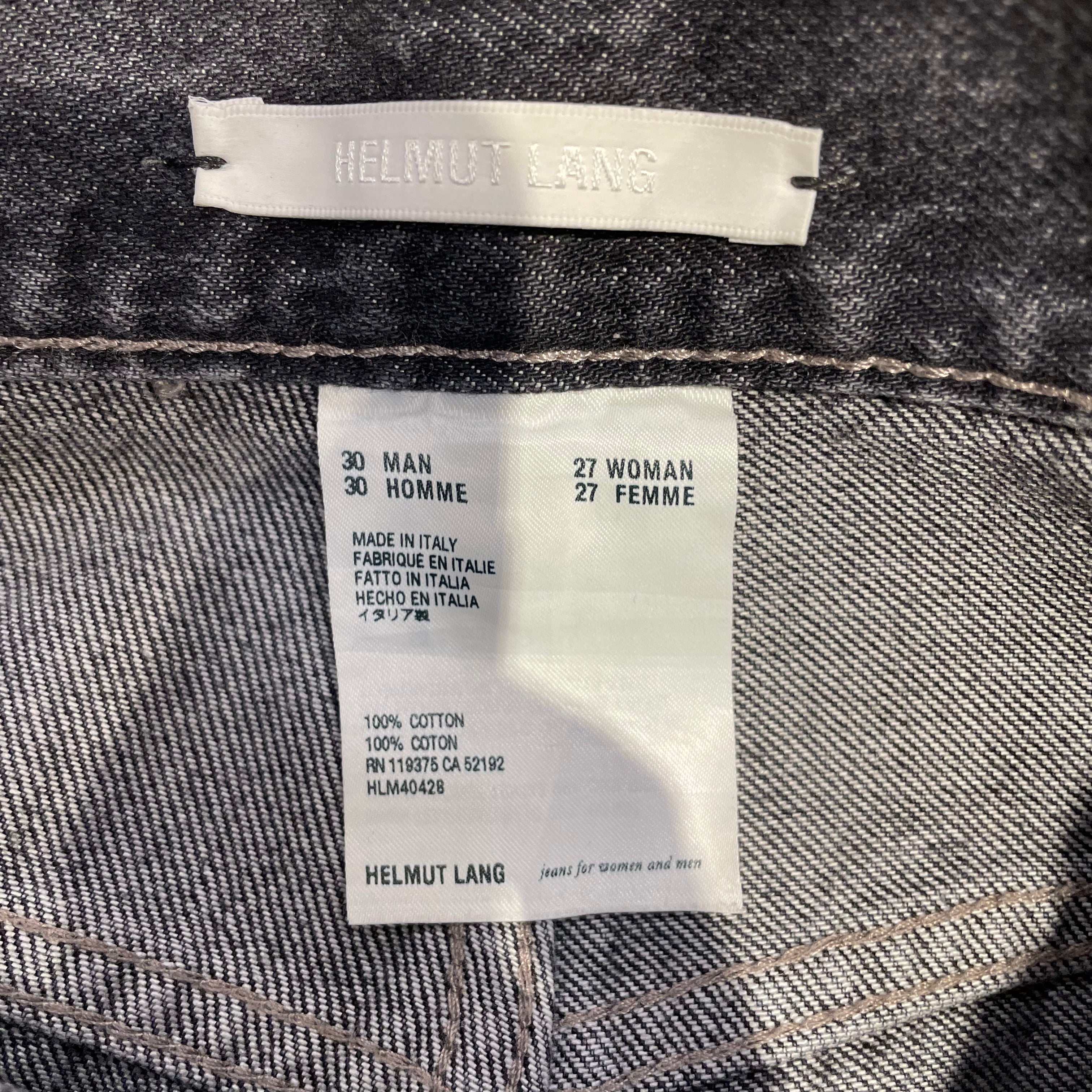 Helmut Lang/Straight Pants/27/Denim/GRY/2023 STRAIGHT CUT view 3
