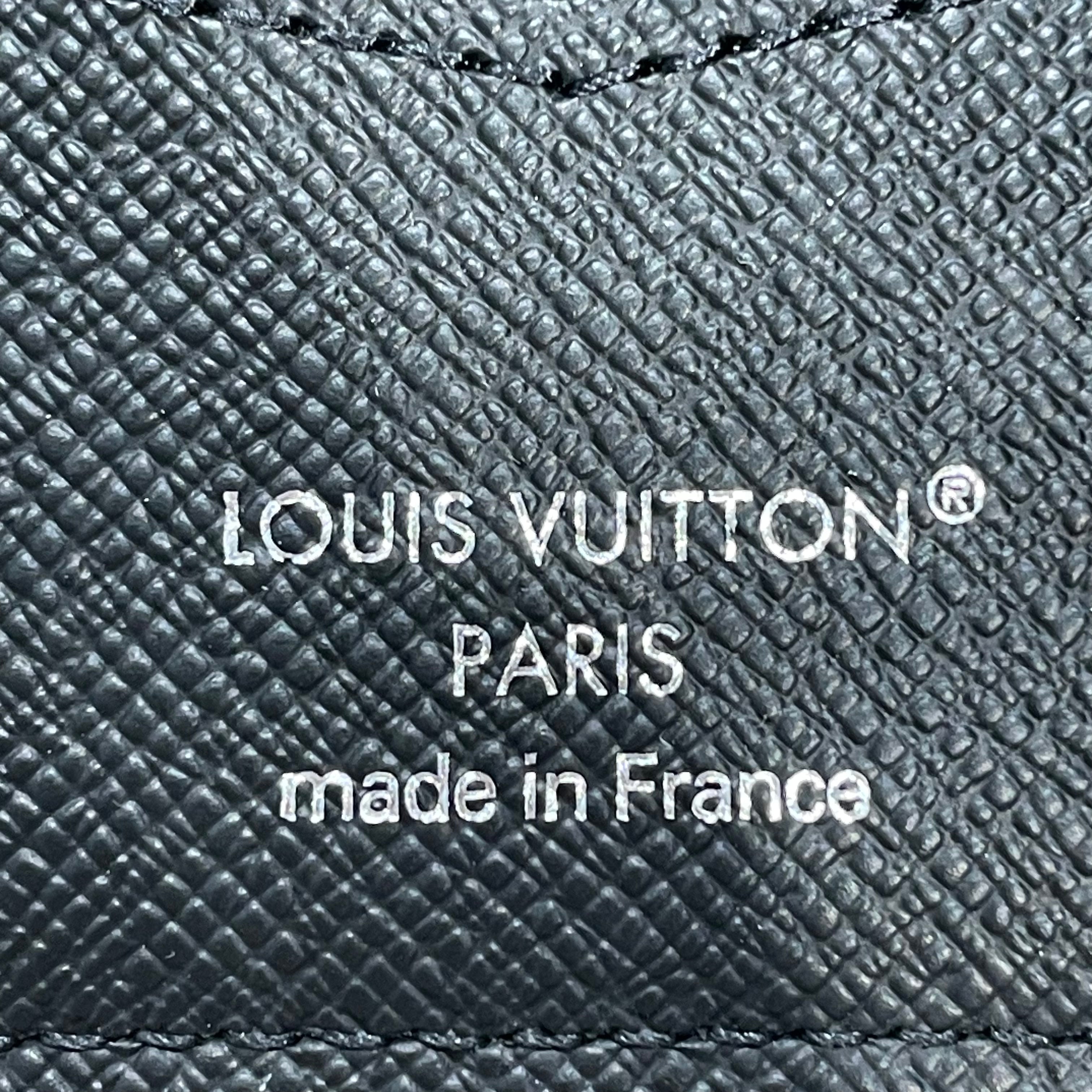 LOUIS VUITTON/Bifold Wallet/Monogram/Leather/BLK/M's/eclipse card wallet view 5