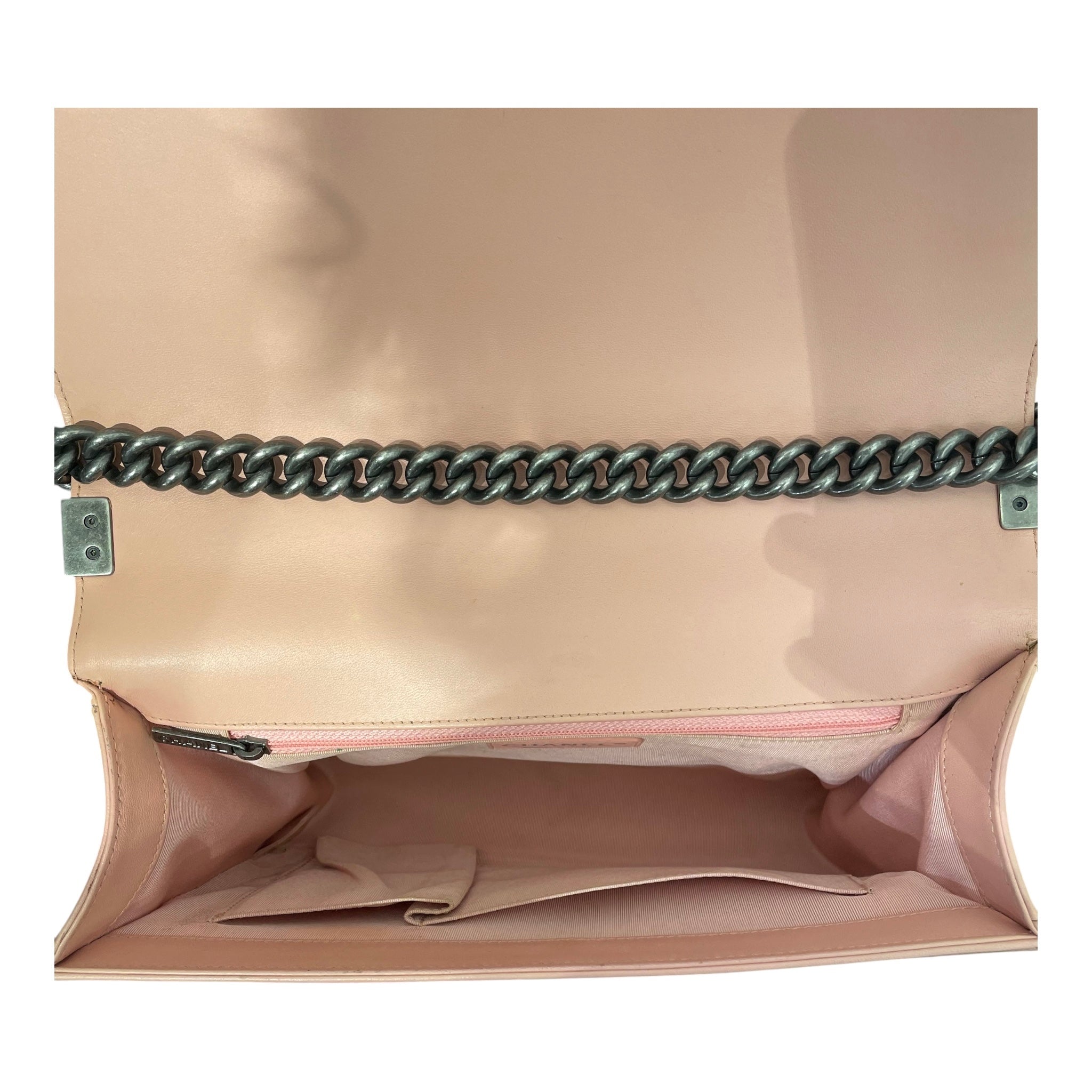 CHANEL/Bag/Leather/PNK/QUILTED CALFSKIN BOY BAG view 5