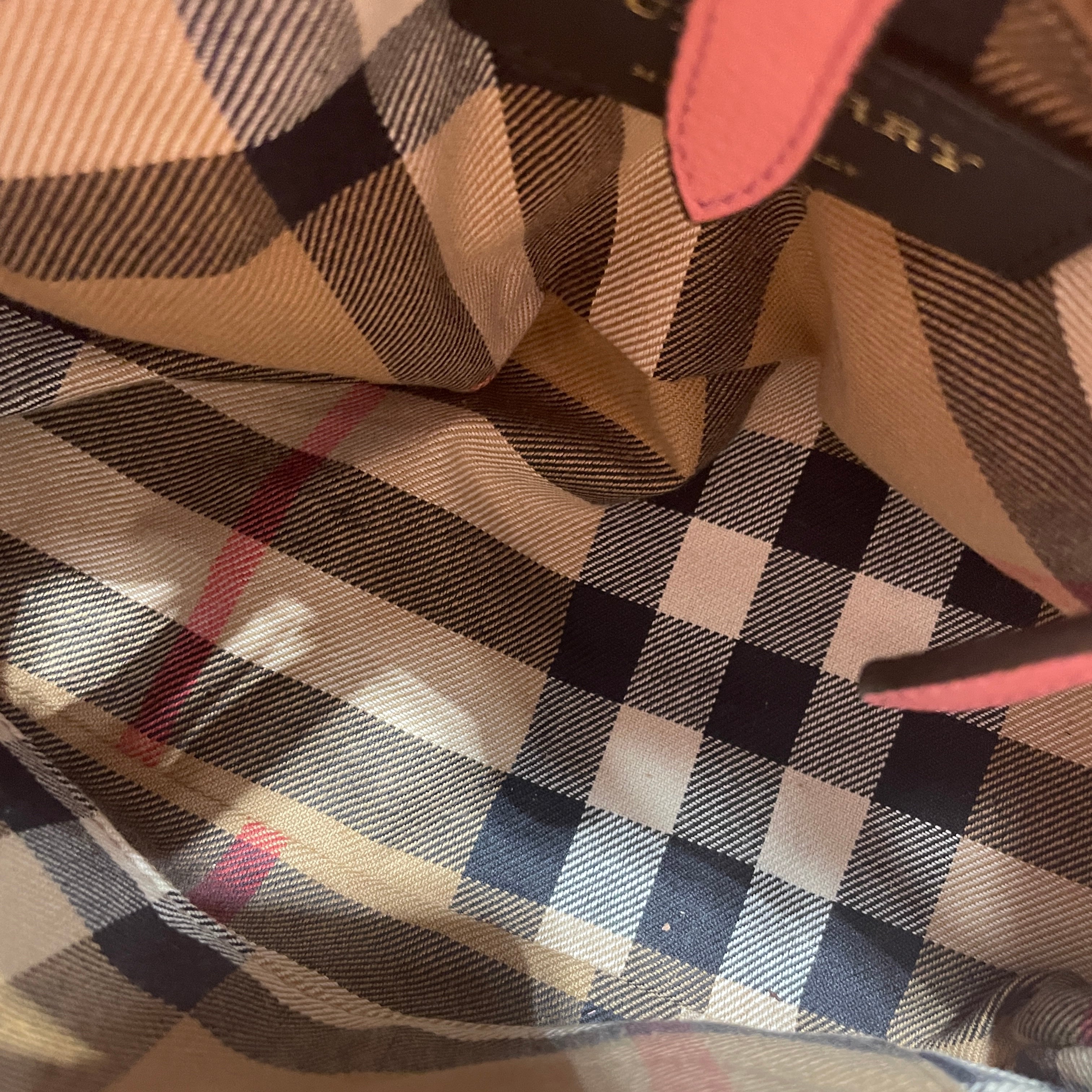BURBERRY/Bag/Leather/PNK/BOwling bag view 5