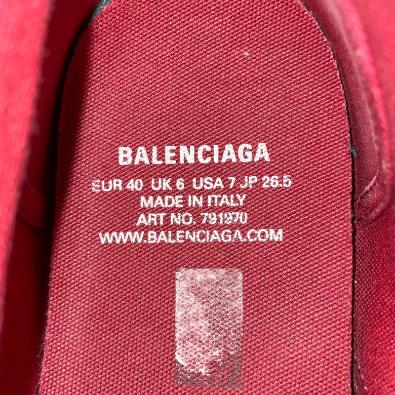 BALENCIAGA/Hi-Sneakers/US 7/Cotton/BRD/PARIS  ULTRA FLAT SNEAKERS