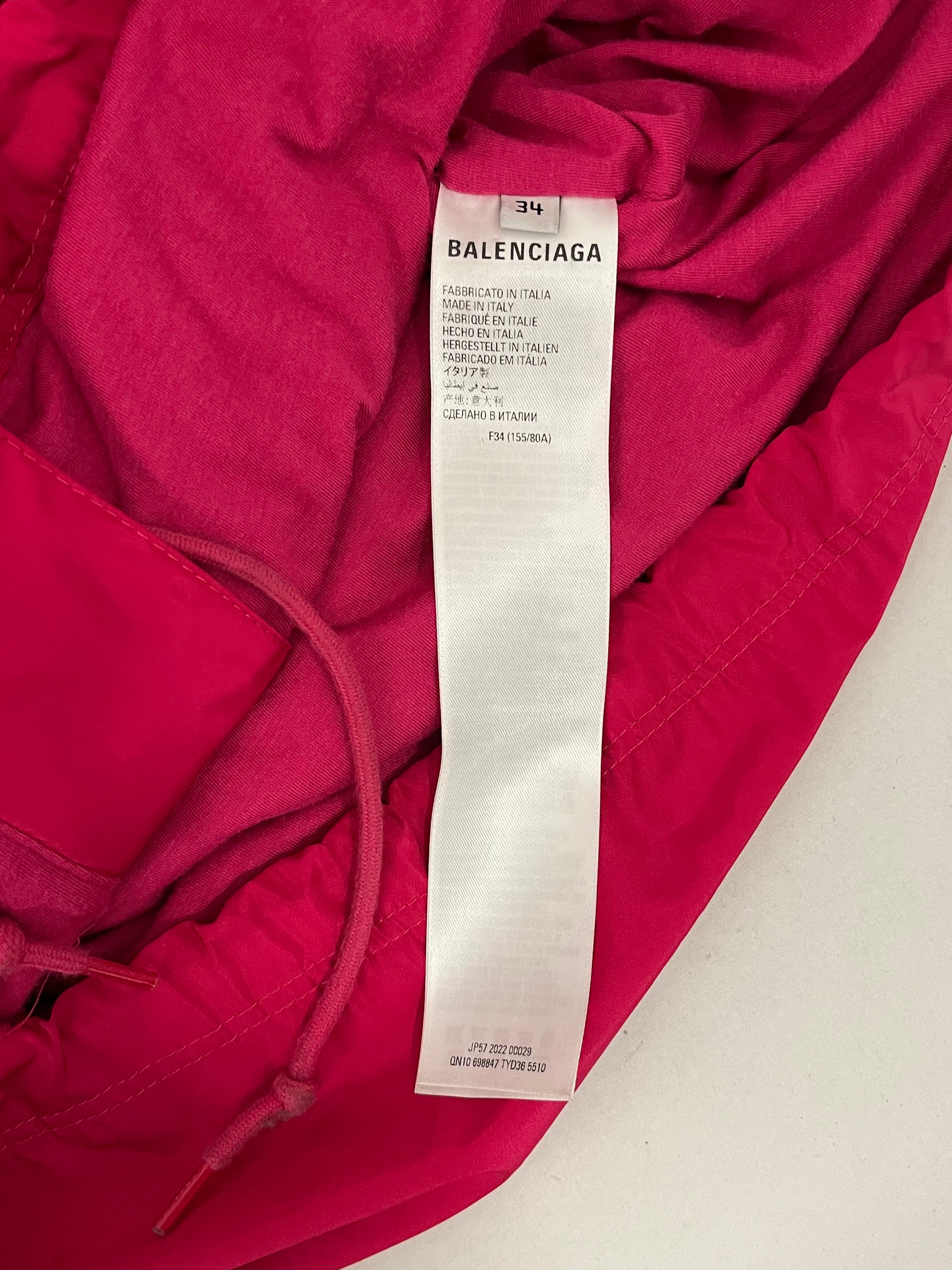 BALENCIAGA/Jacket/34/Nylon/PNK/3B SPORT BUTTON UP view 4