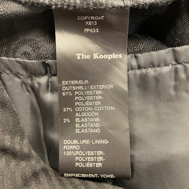 The Kooples/Suits/L/Cotton/BLK/