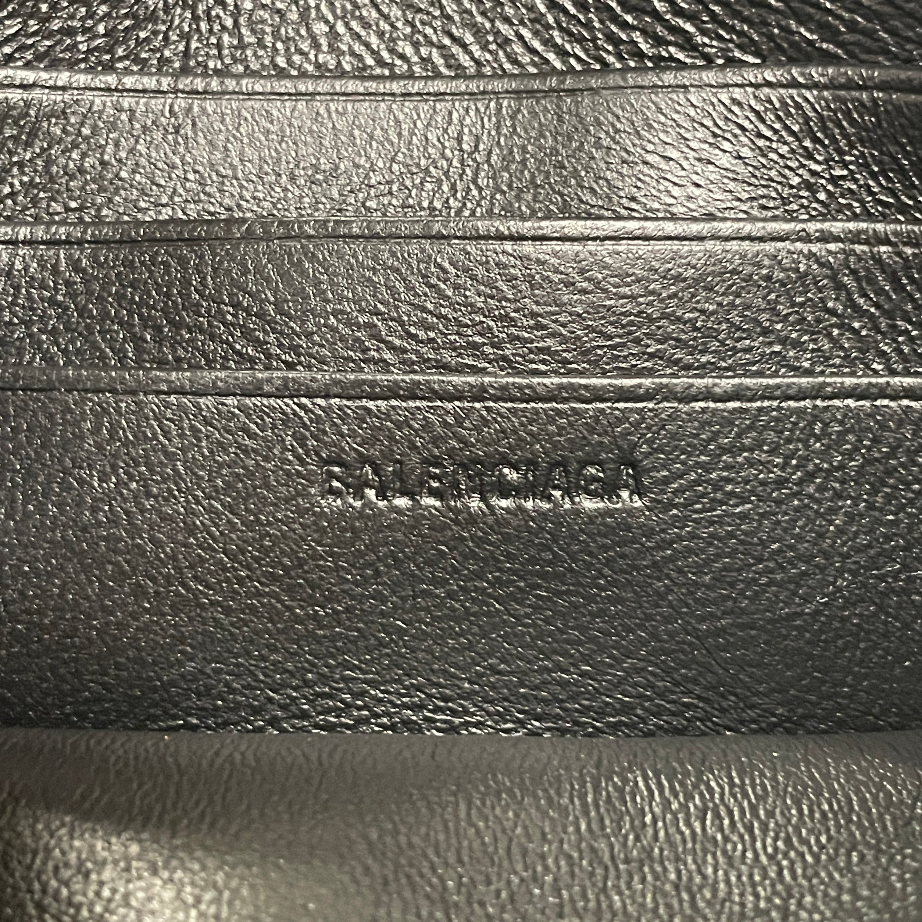 BALENCIAGA/Pouch/Leather/BLK/2DWBVRG view 3