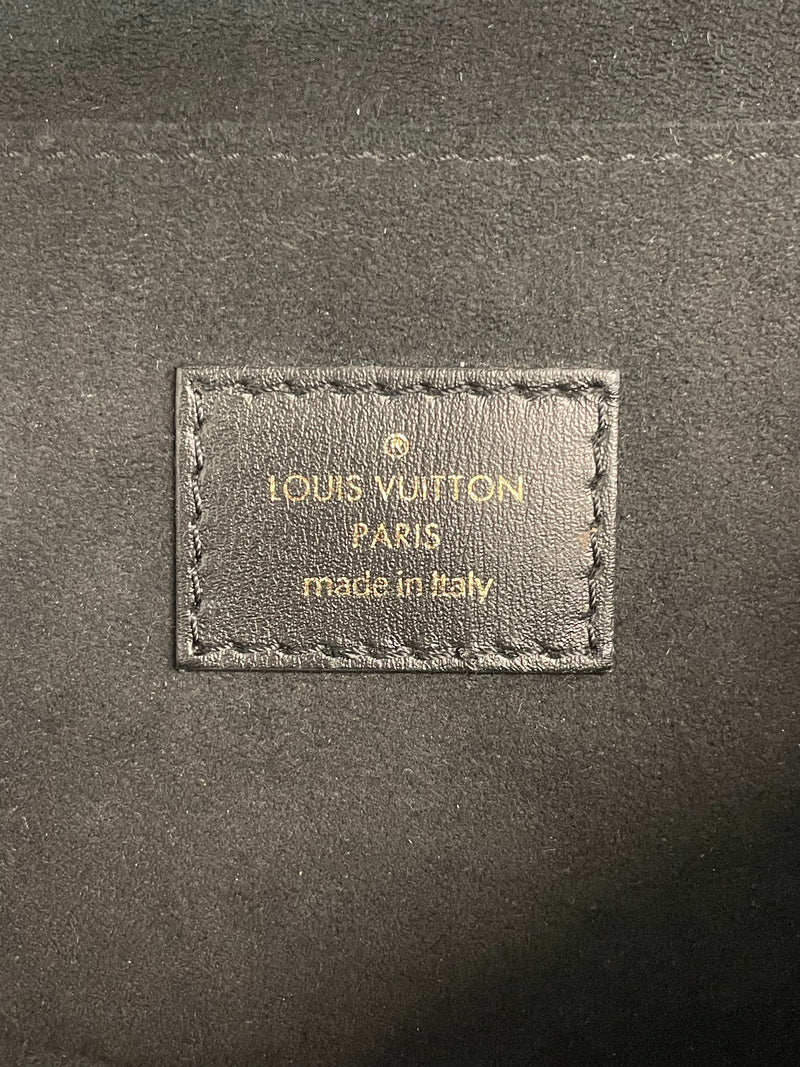 LOUIS VUITTON/Hand Bag/Monogram/Cotton/BLK/JACQUARD 1854