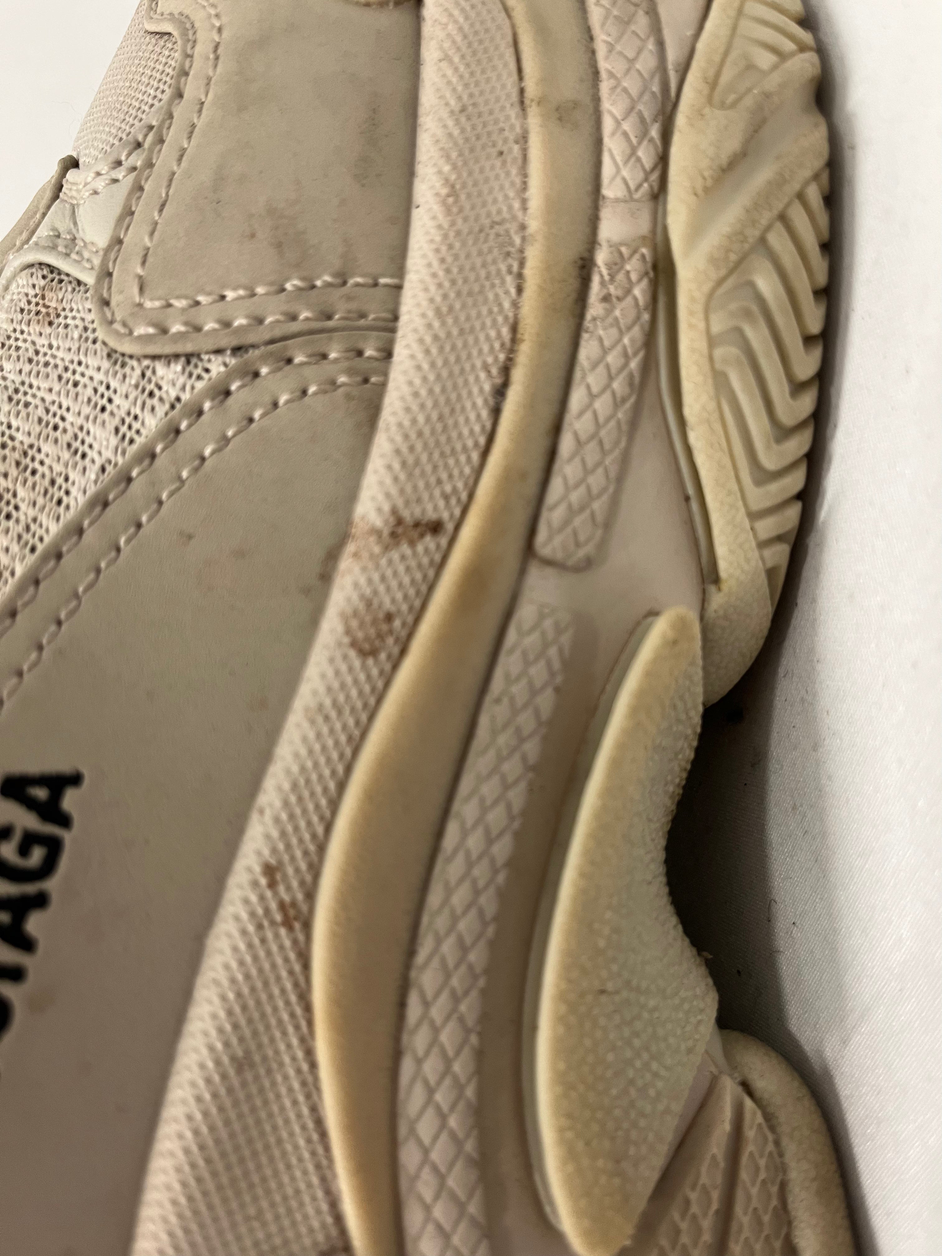 BALENCIAGA/Low-Sneakers/US 11/Polyester/CRM/Chunky Heel/TRIPLE S FULL COLOR BEIGE view 6