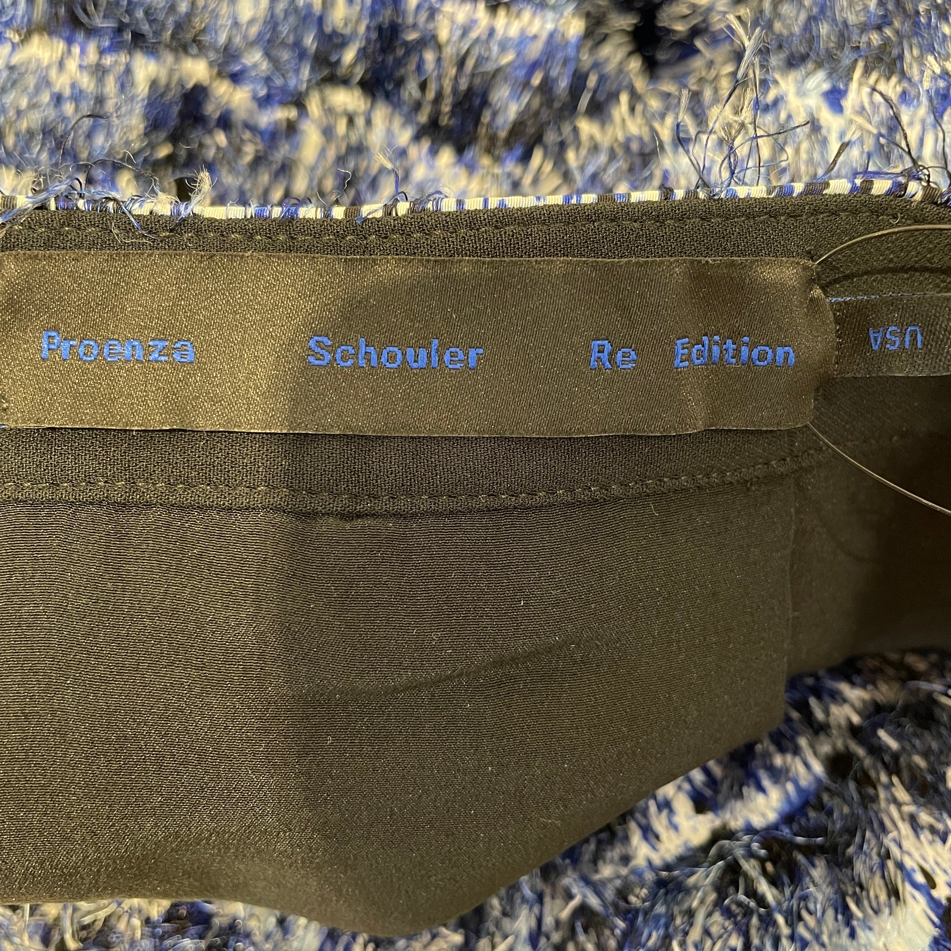 PROENZA SCHOULER/Skirt/8/Silk/BLU/ view 3