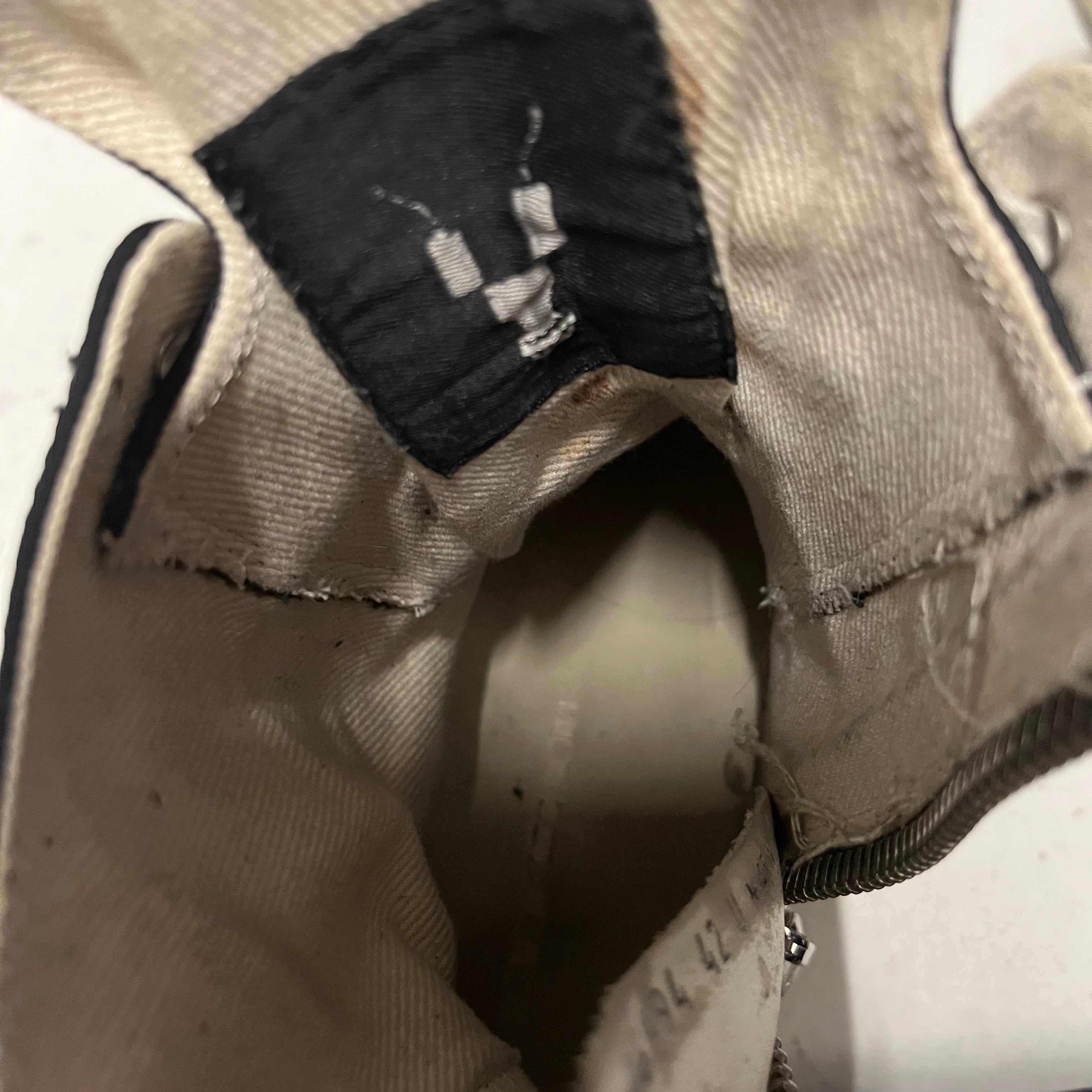 RICK OWENS DRKSHDW/Hi-Sneakers/US 9/Nylon/BLK/high top ramones view 4