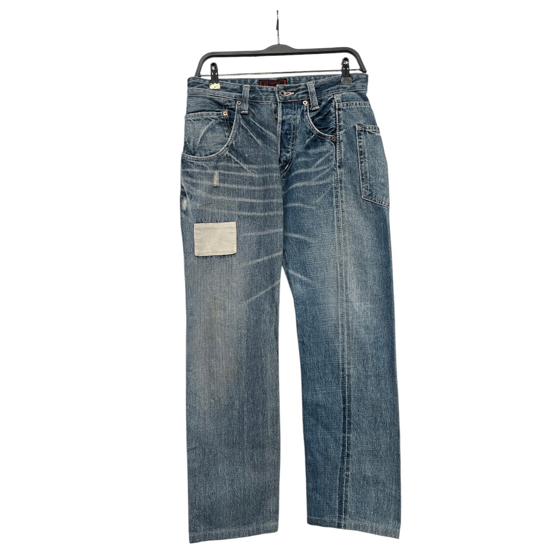 JOHN BULL/Straight Pants/S/Denim/IDG/Selvedge with white patch view 1