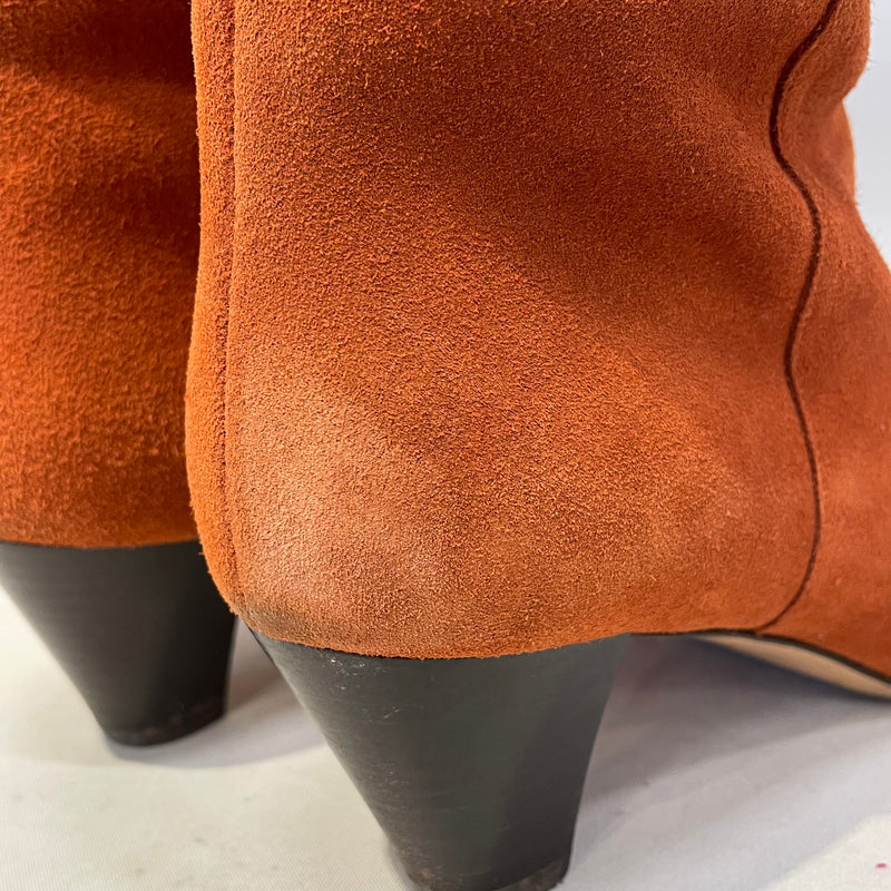 ISABEL MARANT ETOILE Booties EU 38 Suede ORN Dyna Ankle 2nd STREET USA
