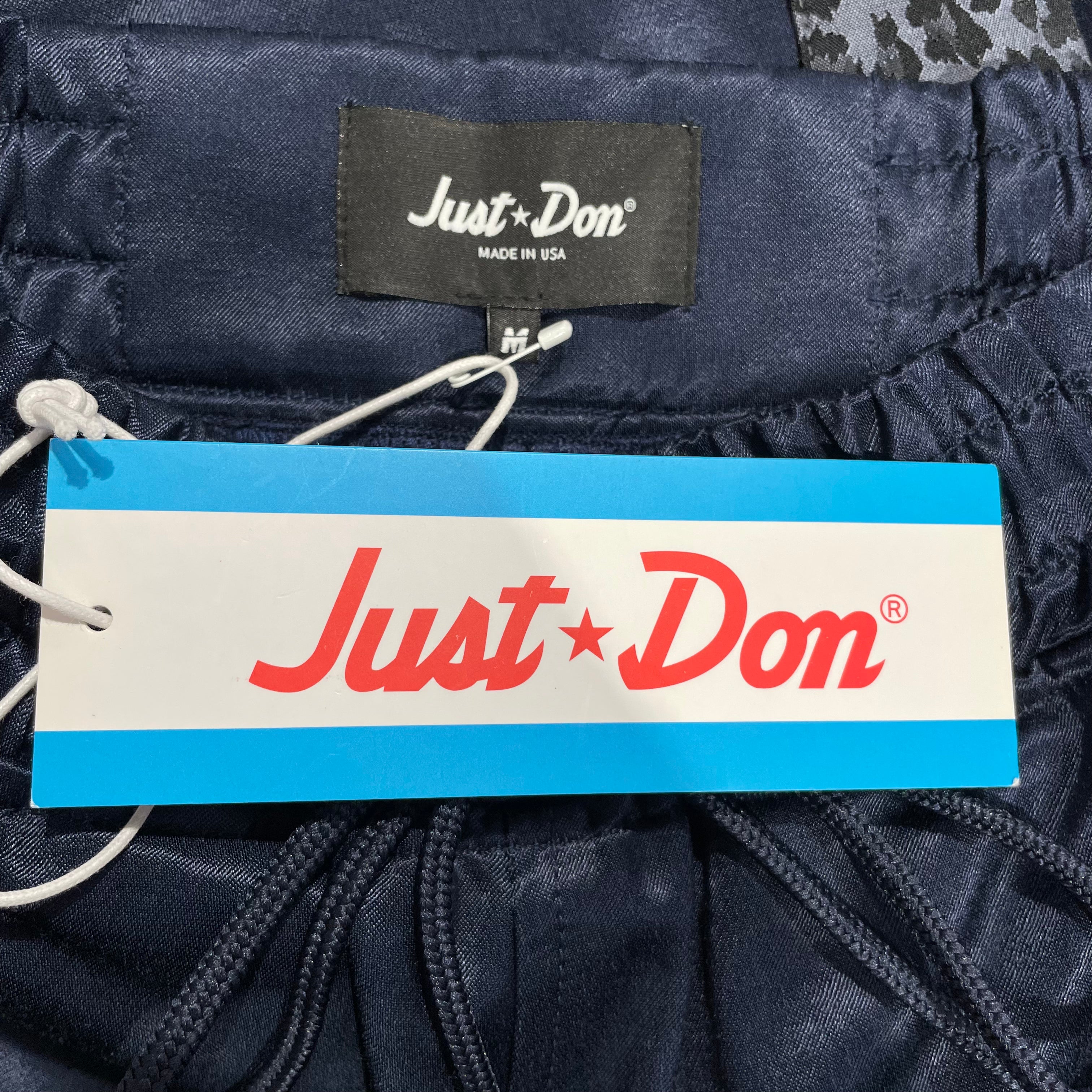 JUST DON/Pants/M/NVY/JUNGLE SATIN TEARAWAY view 3