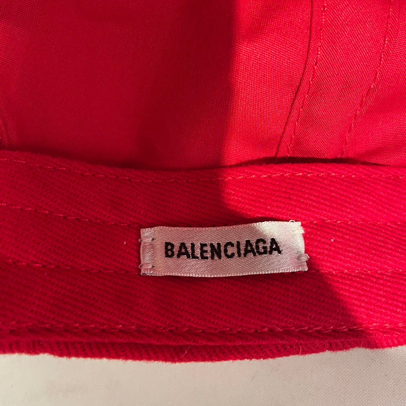 BALENCIAGA/Cap/Graphic/Cotton/RED/GW