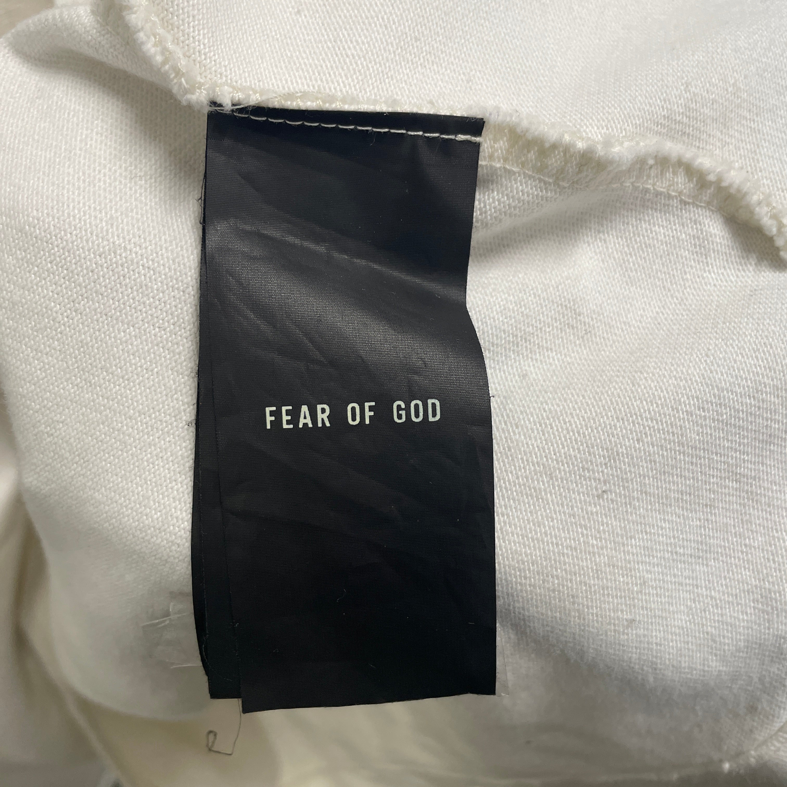 FEAR OF GOD/T-Shirt/2/Cotton/WHT/hollywood bowl sampha view 4
