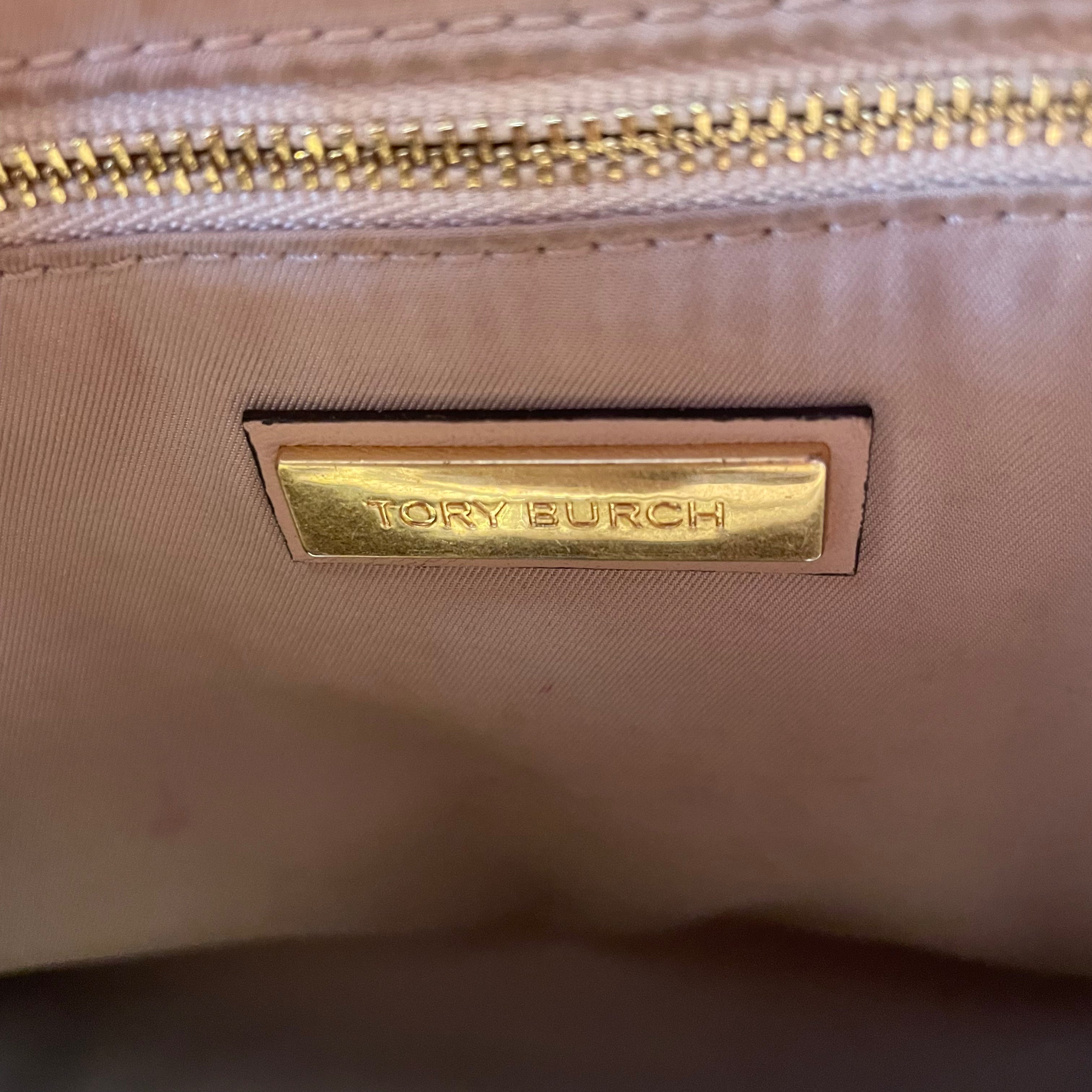TORY BURCH/Tote Bag/Leather/PNK/Fleming Shell view 5