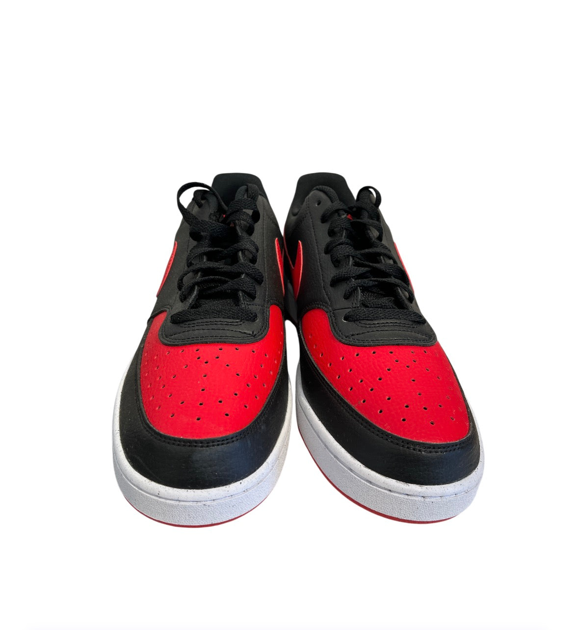 NIKE/Low-Sneakers/US 12/Leather/RED/COURT VISION LO NN view 1