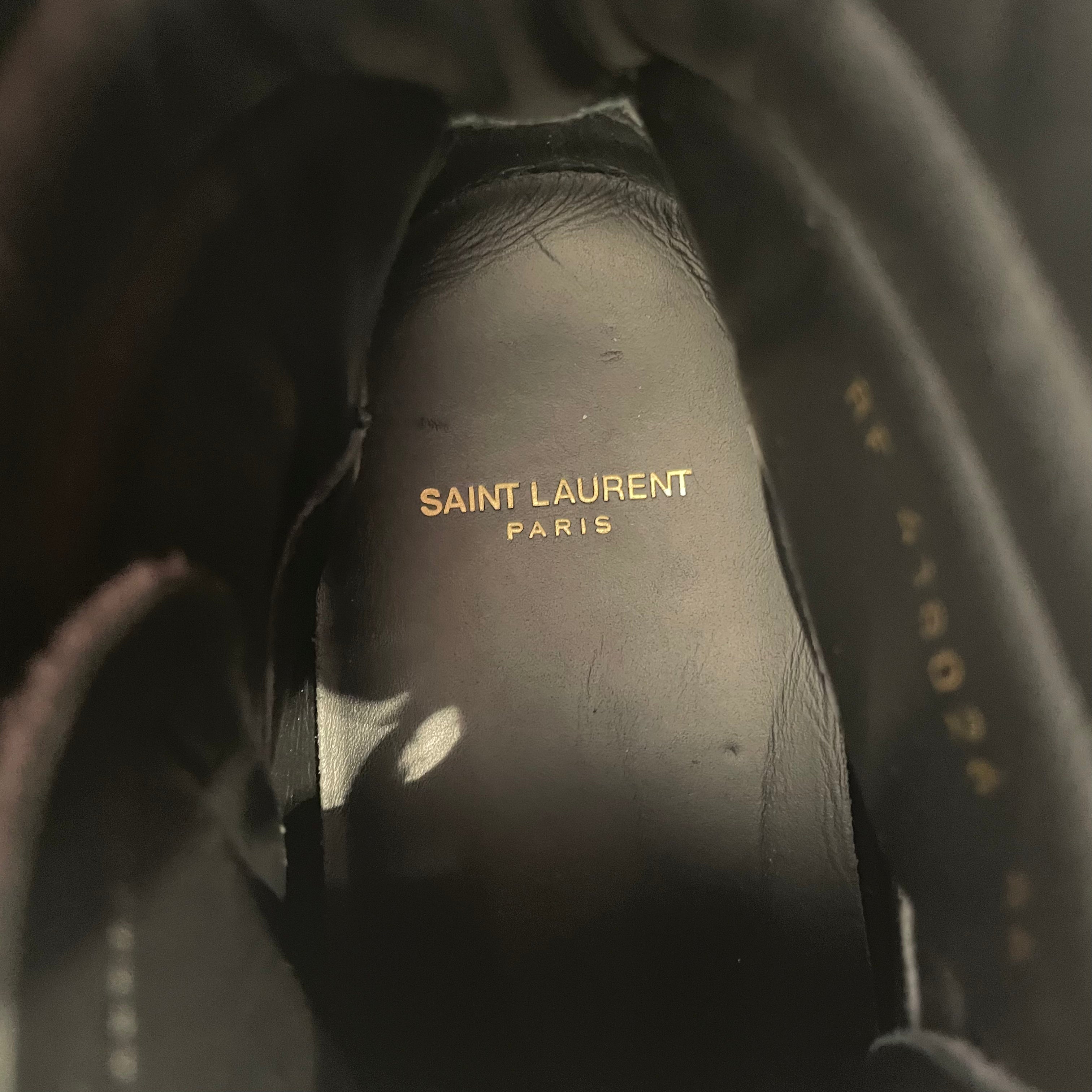SAINT LAURENT/Hi-Sneakers/EU 46/Suede/GRY/SL10H High Top Sneaker view 3