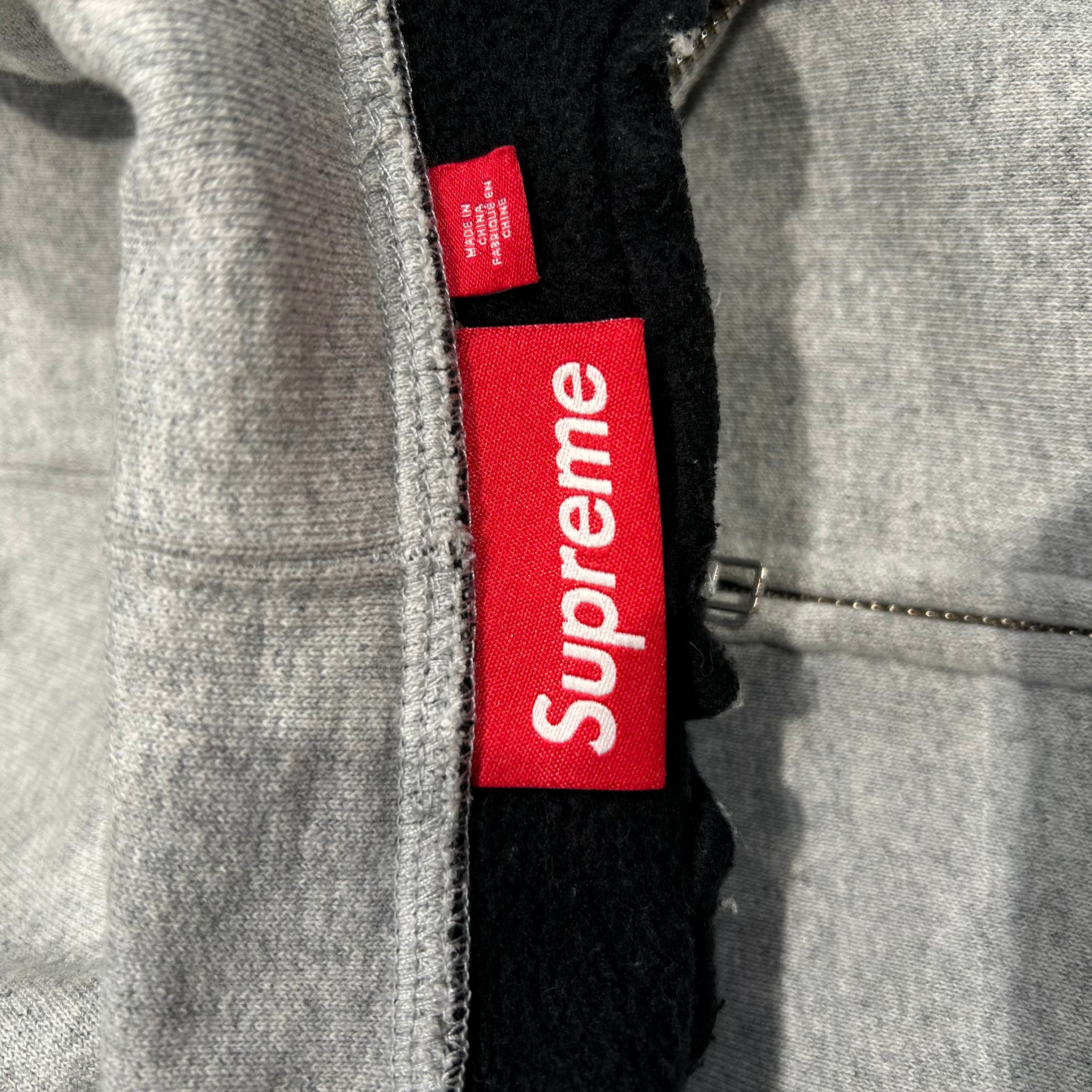Supreme/Hoodie/L/Cotton/GRY/Supreme Cut Out Zip Up view 3