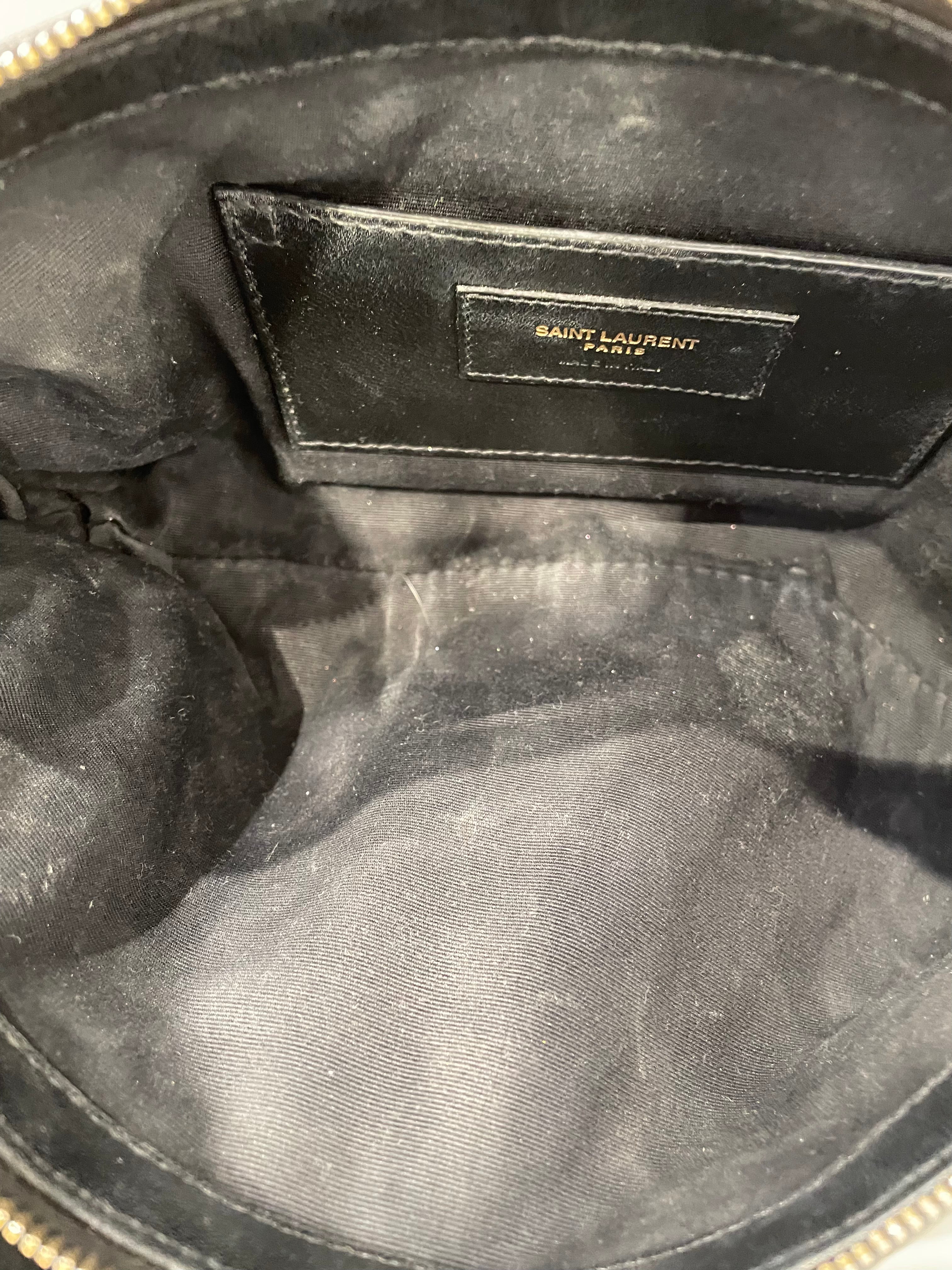 SAINT LAURENT/Clutch Bag/Leather/BLK/quilted leather view 5