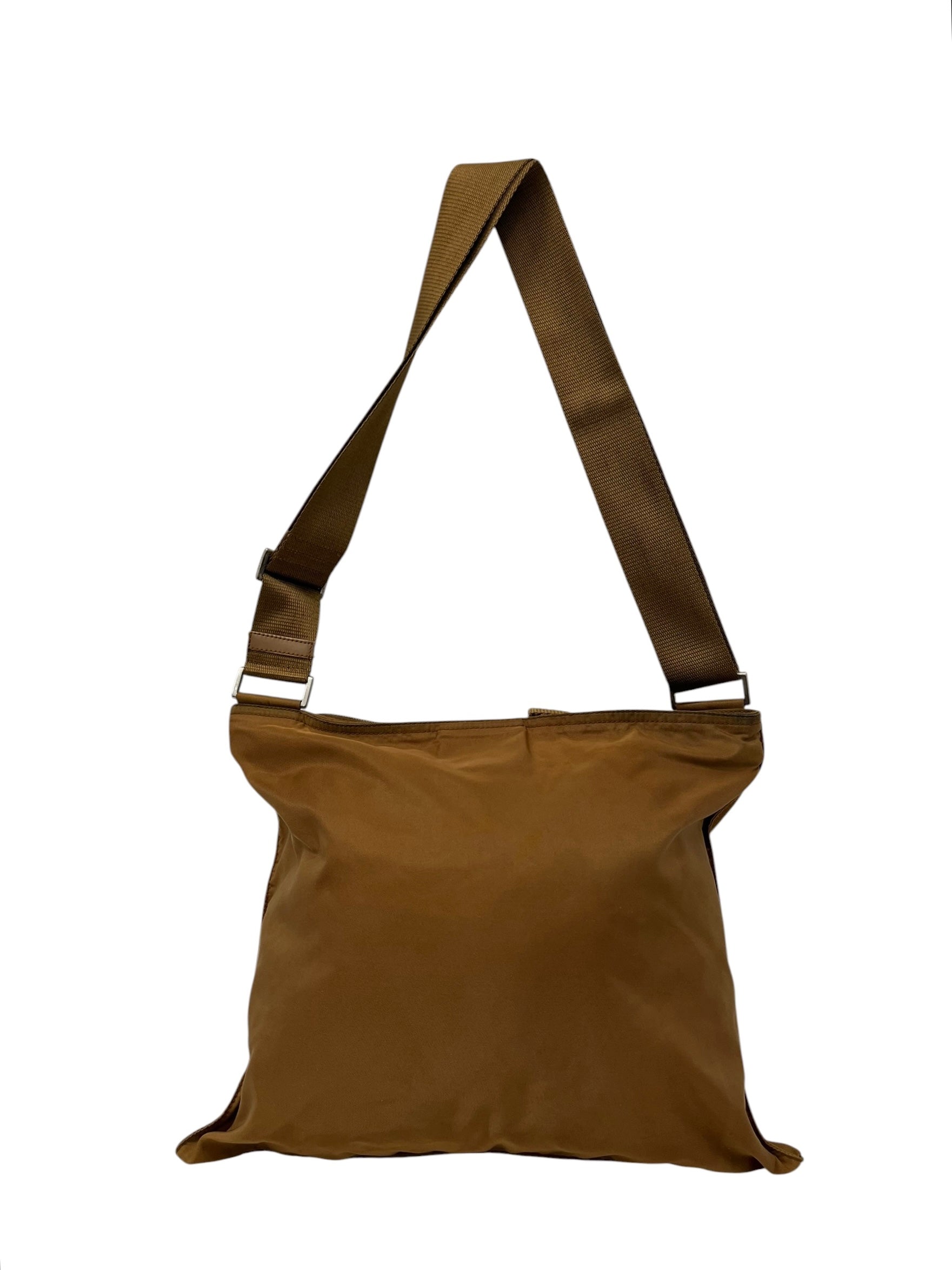 PRADA/Cross Body Bag/Nylon/GLD/SQUARE CROSS BODY view 2