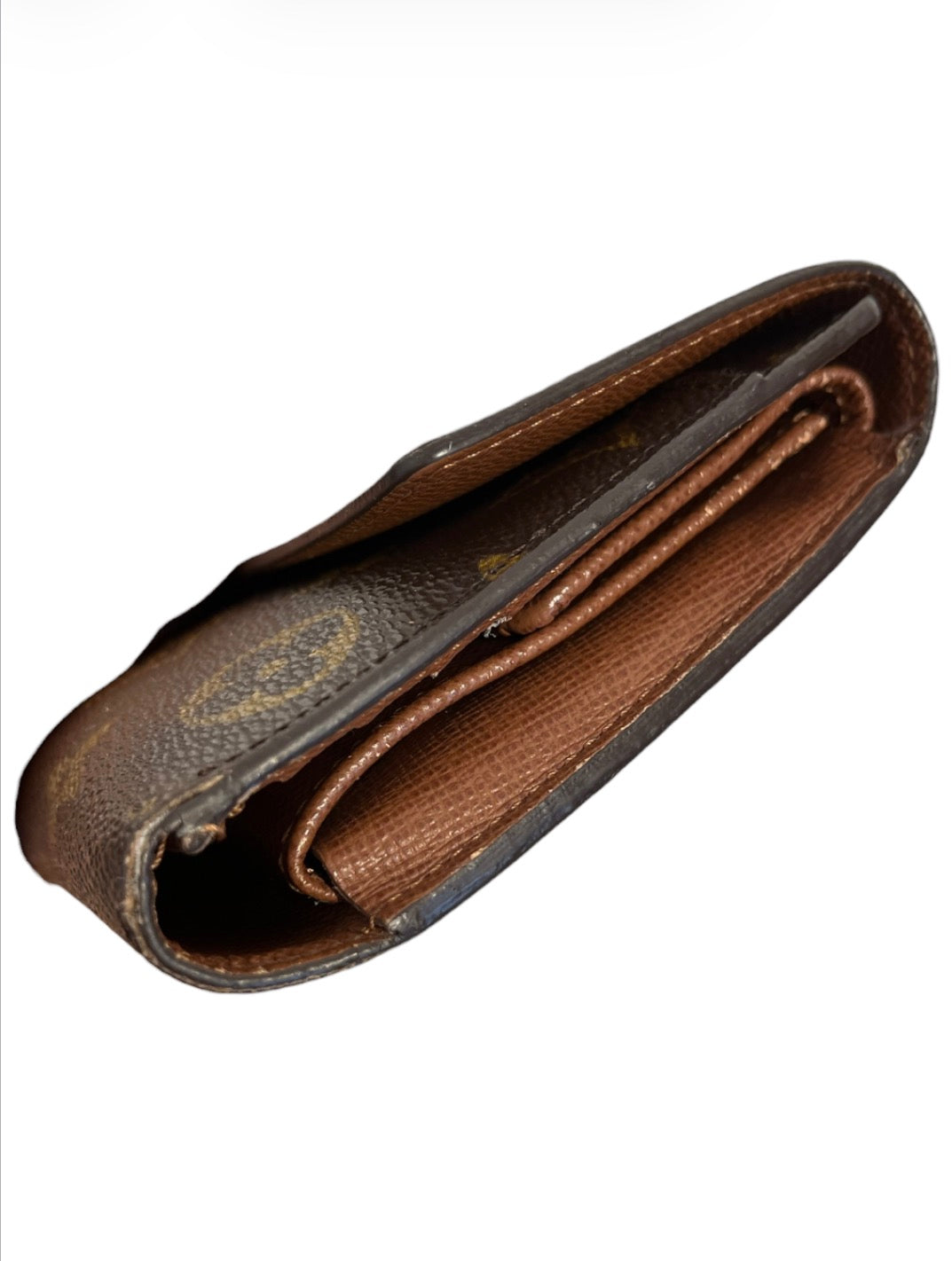 LOUIS VUITTON/Long Wallet/Monogram/Leather/BRW/LV monogram sarah wallet view 8