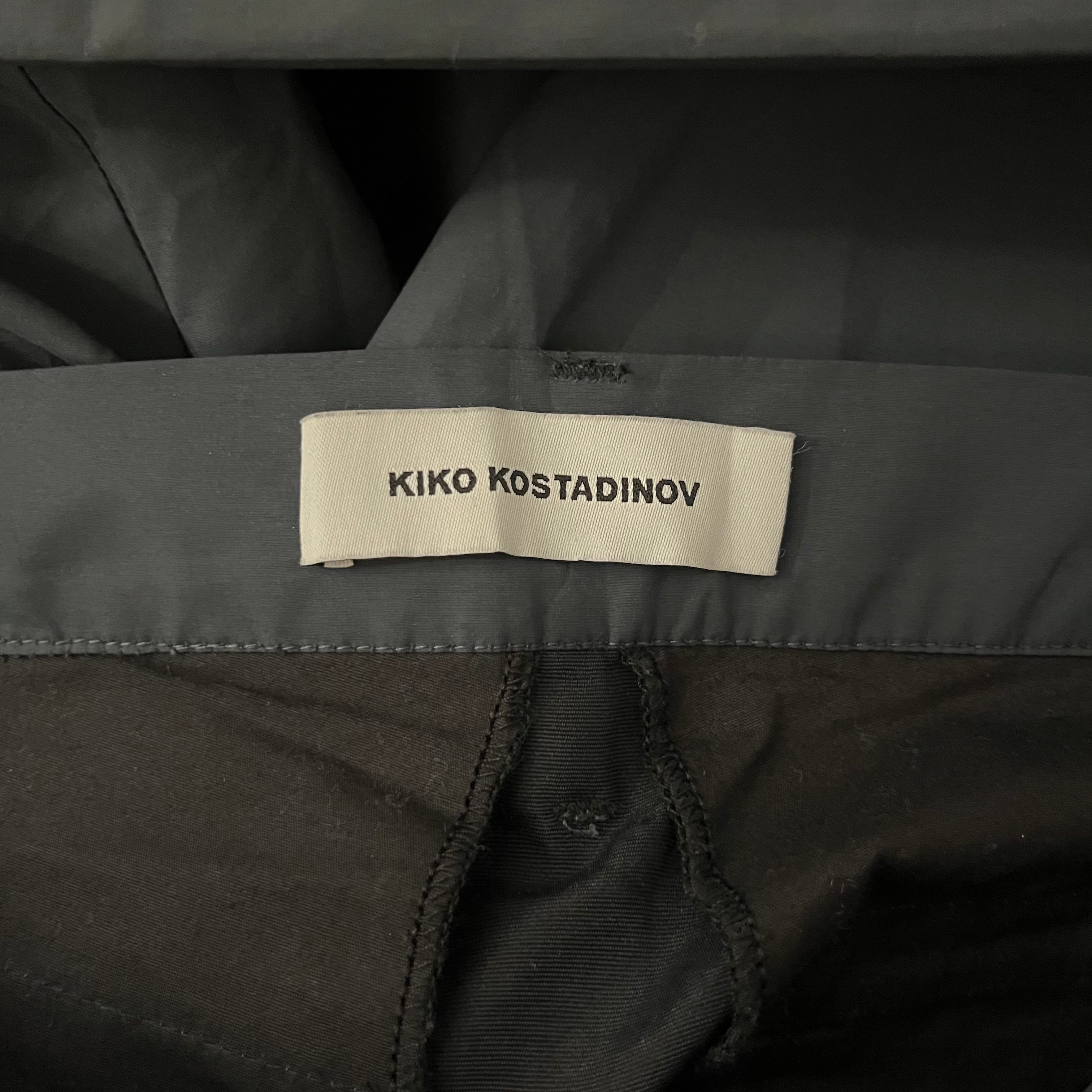 Kiko Kostadinov/Loro Piana/Straight Pants/XS/Nylon/GRY/ view 3