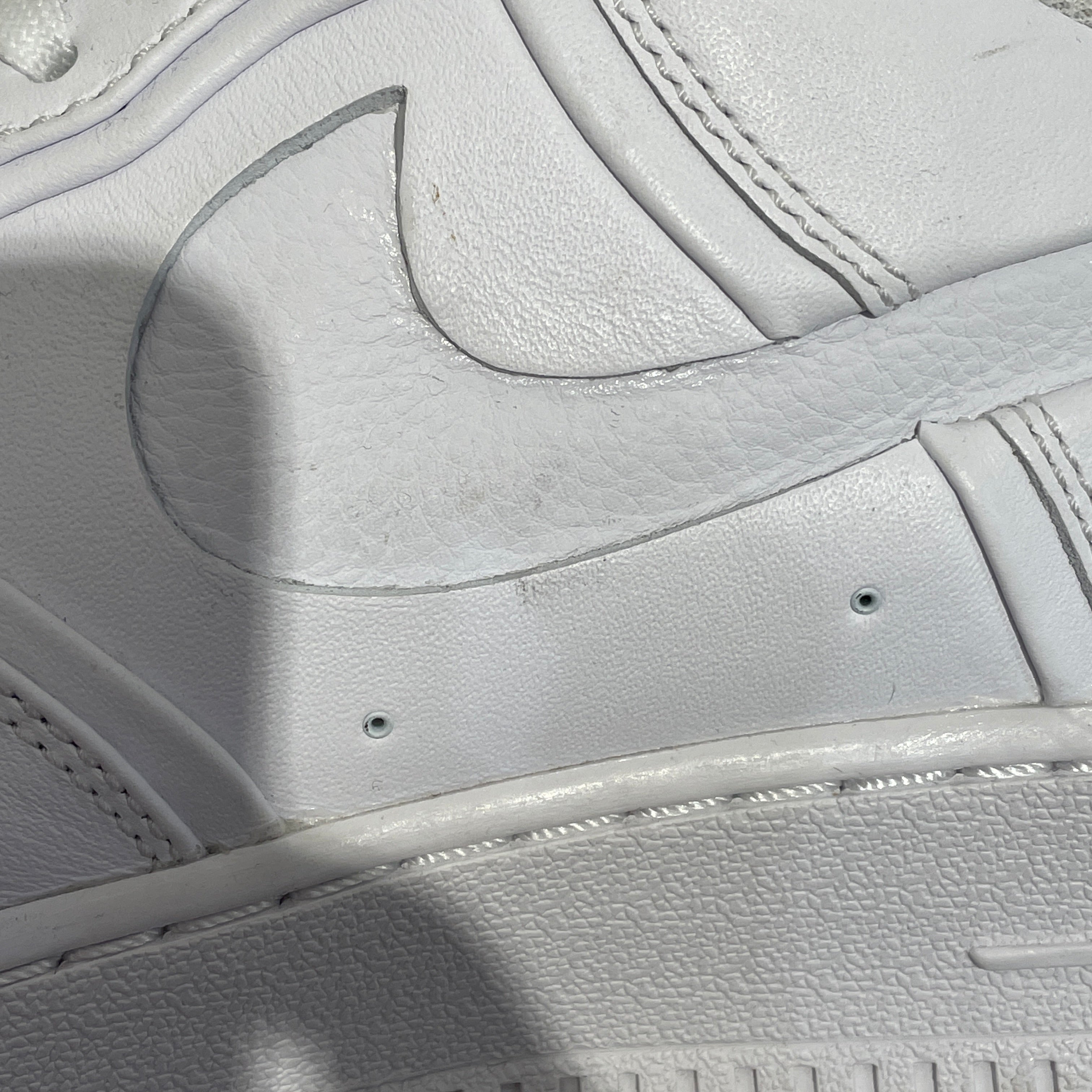 NIKE/AIR FORCE 1 LOW JOHN ELLIOTT/Low-Sneakers/US 10.5/Leather/WHT/AO9291-100 view 6