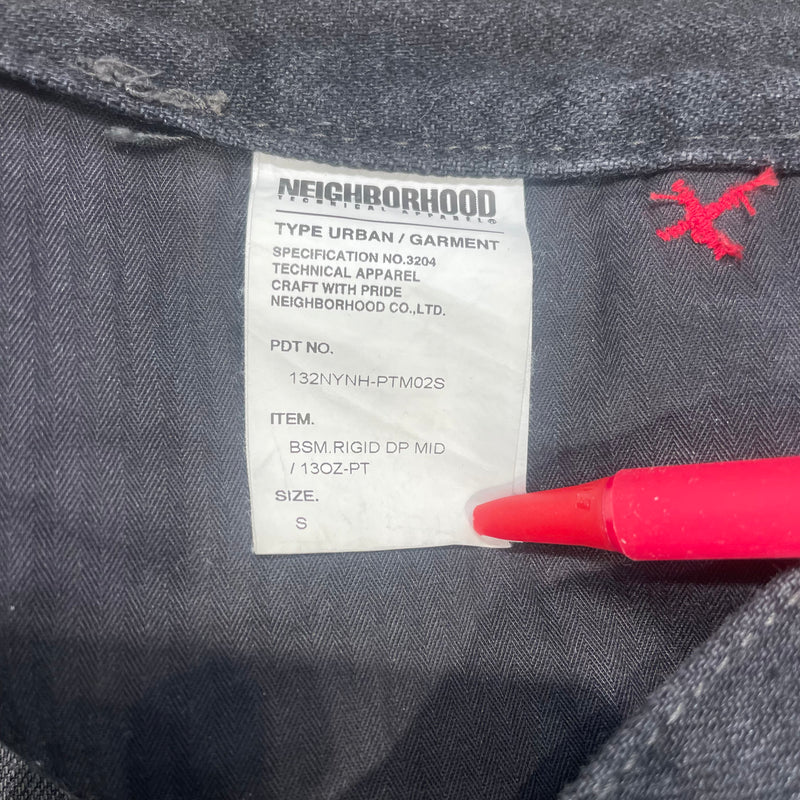 NEIGHBORHOOD/Straight Pants/Black/