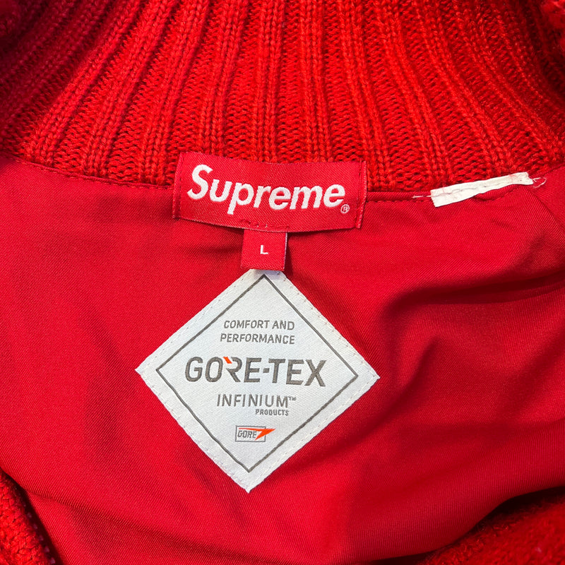 Supreme/Sweater/L/Acrylic/RED/GORETEX WINDSTOPPER ZIP UP