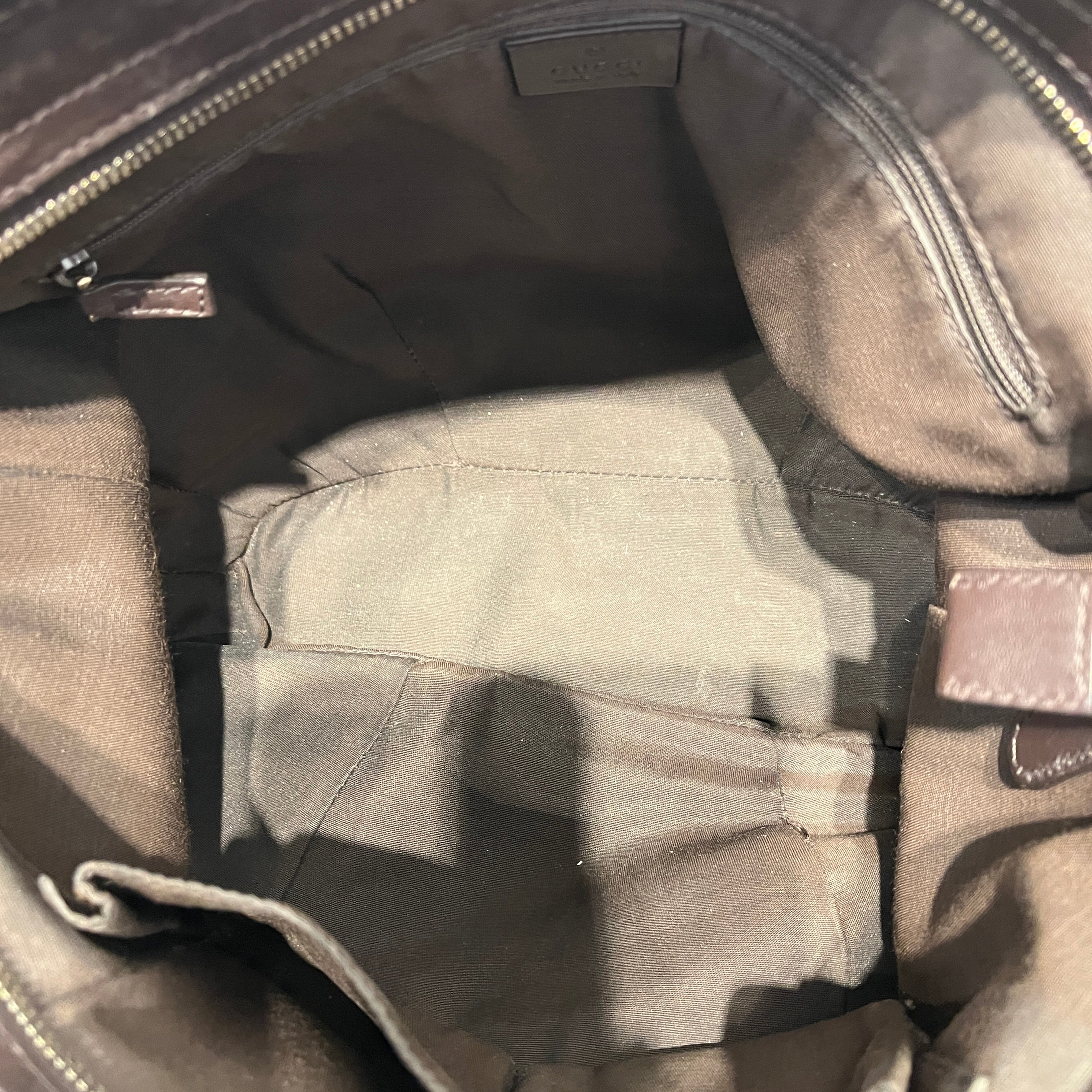 GUCCI/Bag/Leather/BRW/SHOULDER BAG view 4