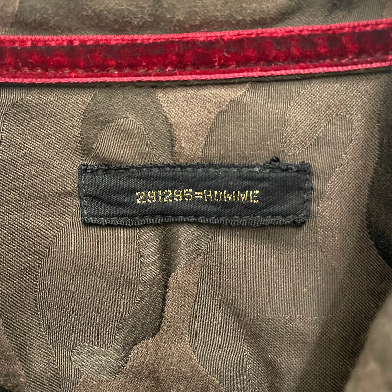 291295=HOMME/LS Shirt/2/Cotton/KHK/Camouflage/MILITARY STYLE