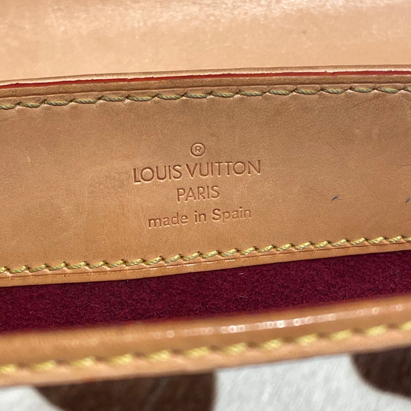 LOUIS VUITTON/Clutch Bag/Monogram/Leather/MLT/DALMATIAN SAC RABAT