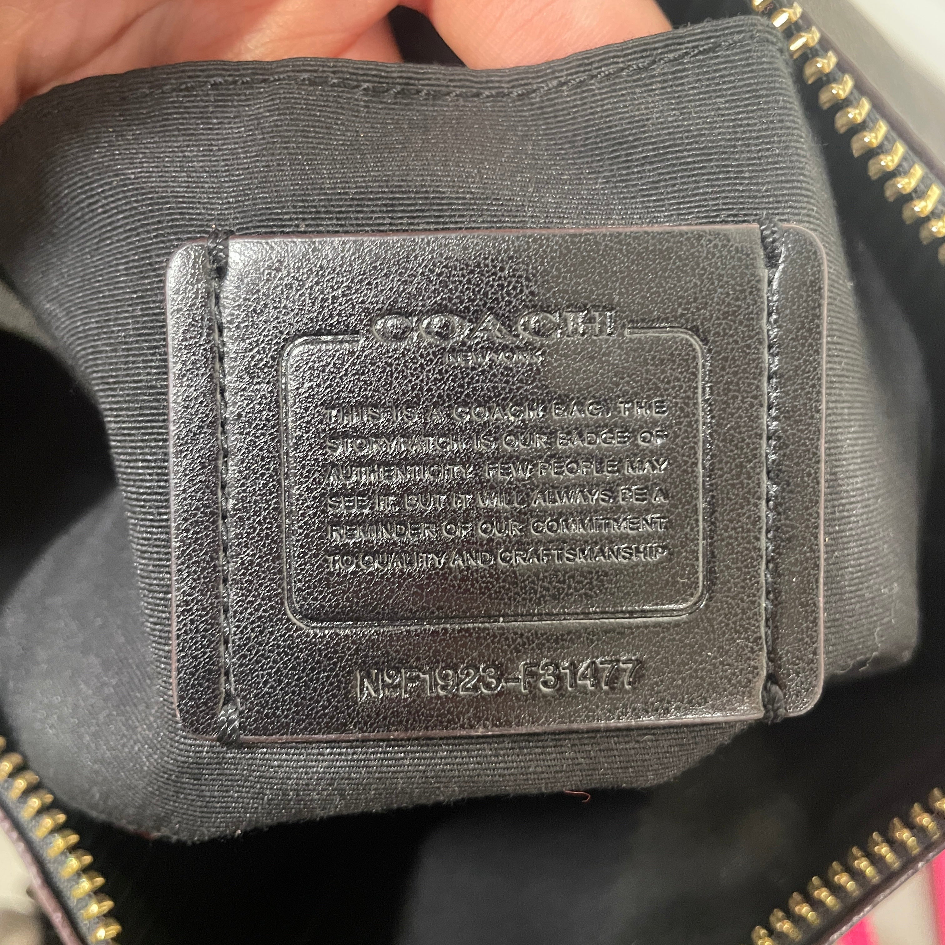 COACH/Hand Bag/Monogram/Leather/BRW/BUCKET BAG CROSSBODY view 3