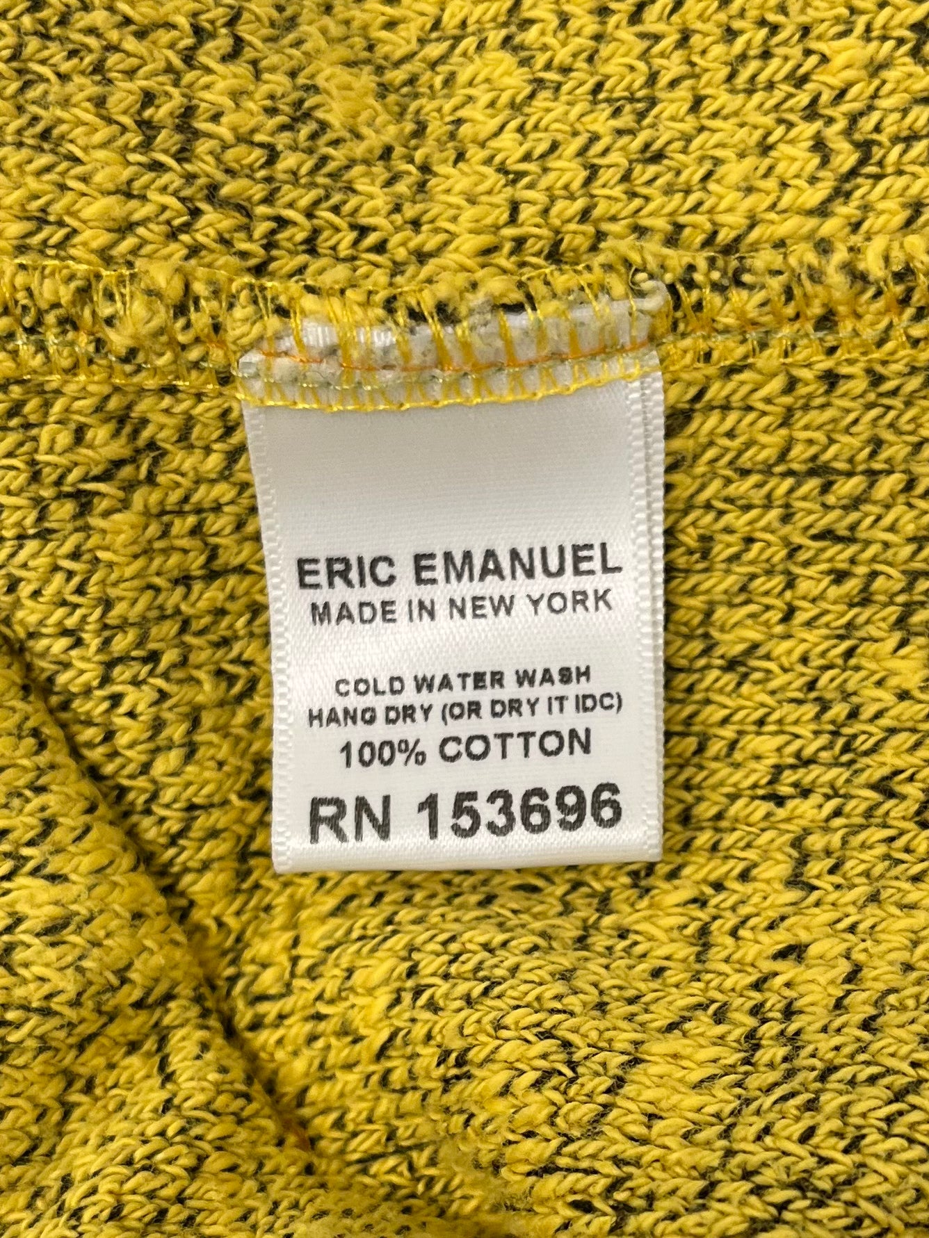 Eric Emanuel/Pants/M/Polyester/YEL/BLUE LOGO WIDE KNIT SWEATS view 4