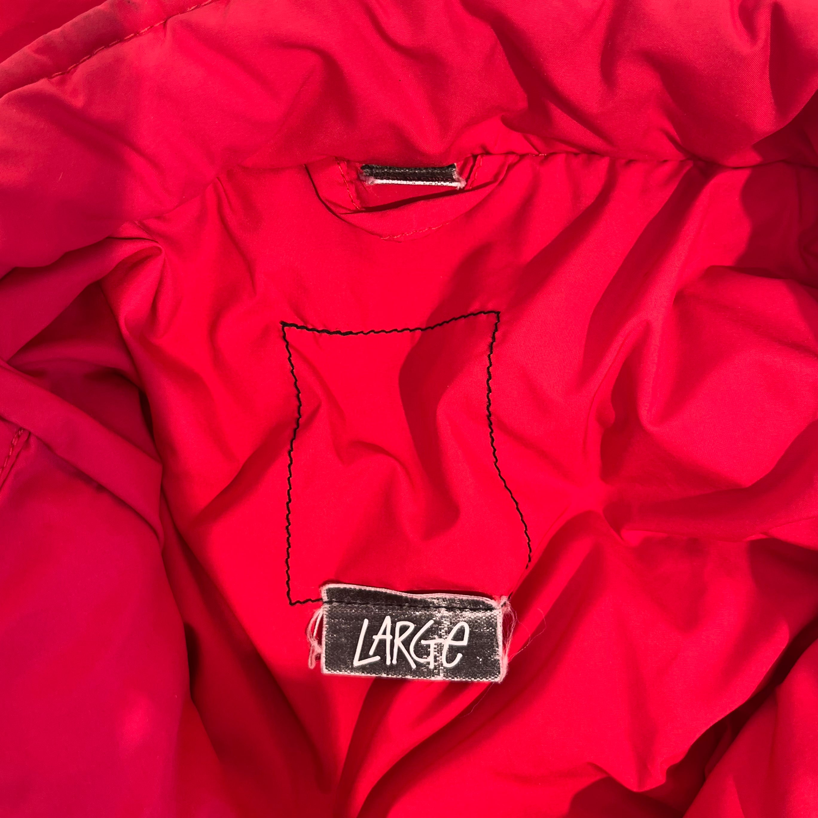 STUSSY/Puffer Jkt/L/Nylon/RED/ view 3