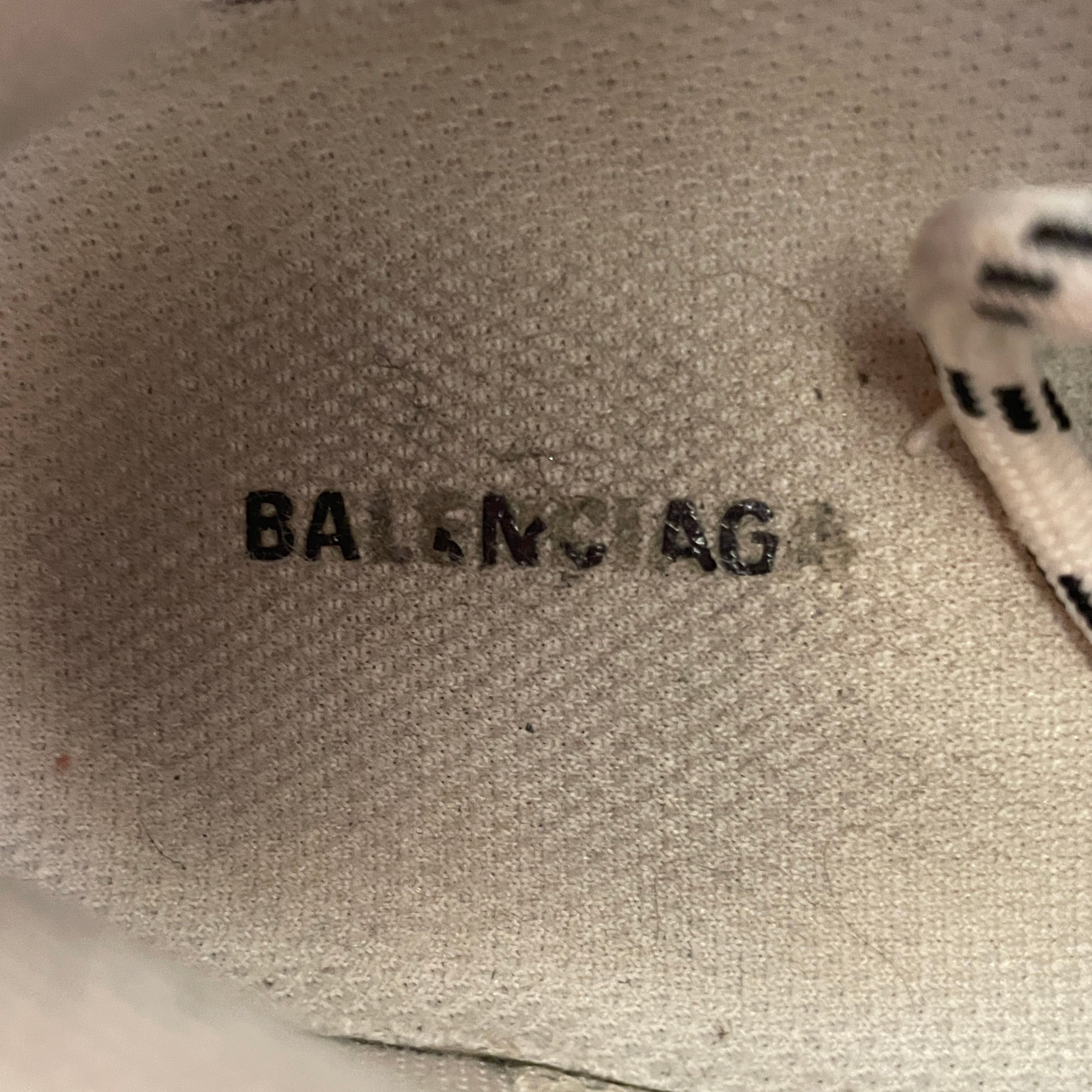 BALENCIAGA/Low-Sneakers/US 7/WHT/TRIPLE S/CLEAR SOLE view 3
