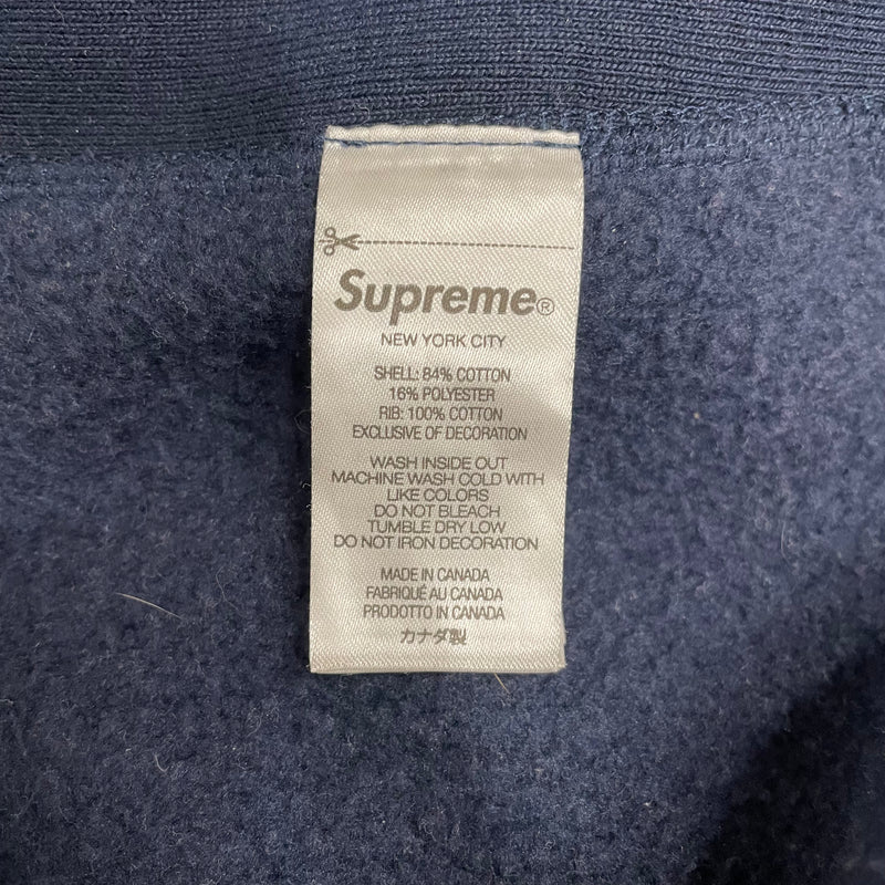 Supreme/Hoodie/M/Cotton/NVY/RED BOX LOGO HOODIE NEW