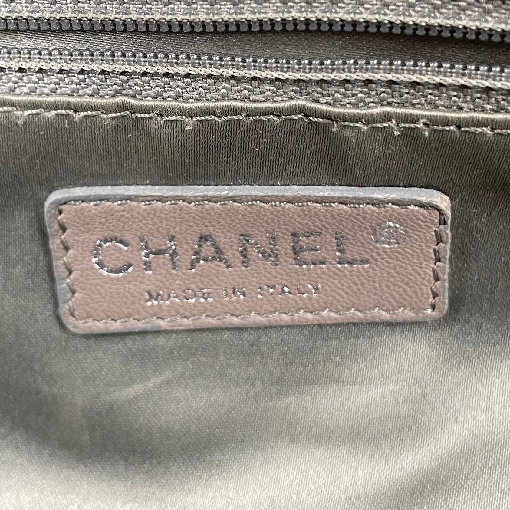CHANEL/Hand Bag/FREE/Leather/BLK/METALLIC QUILTED view 5
