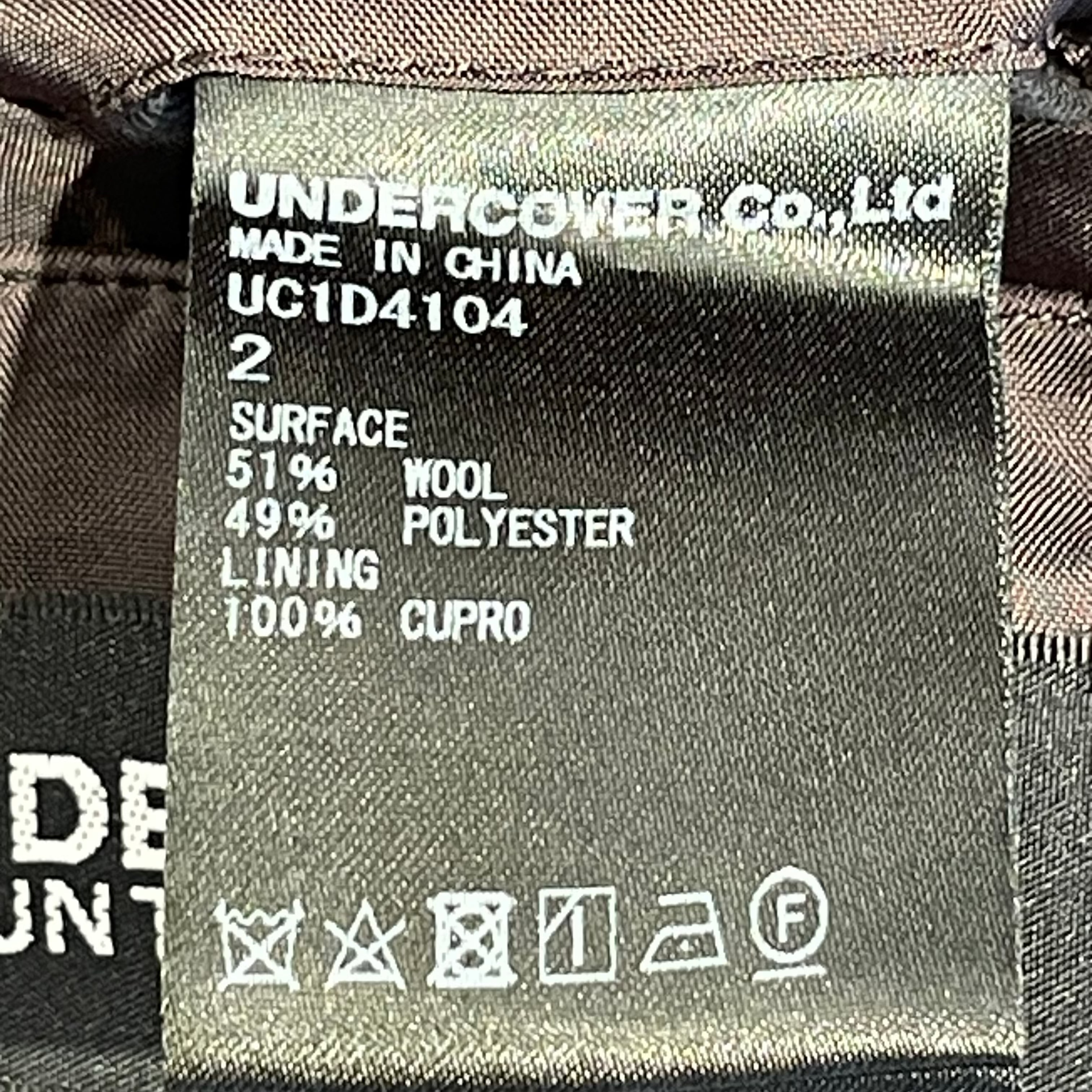 UNDERCOVER/Tailored Jkt/2/Wool/UC1D4104/Multicolor view 4