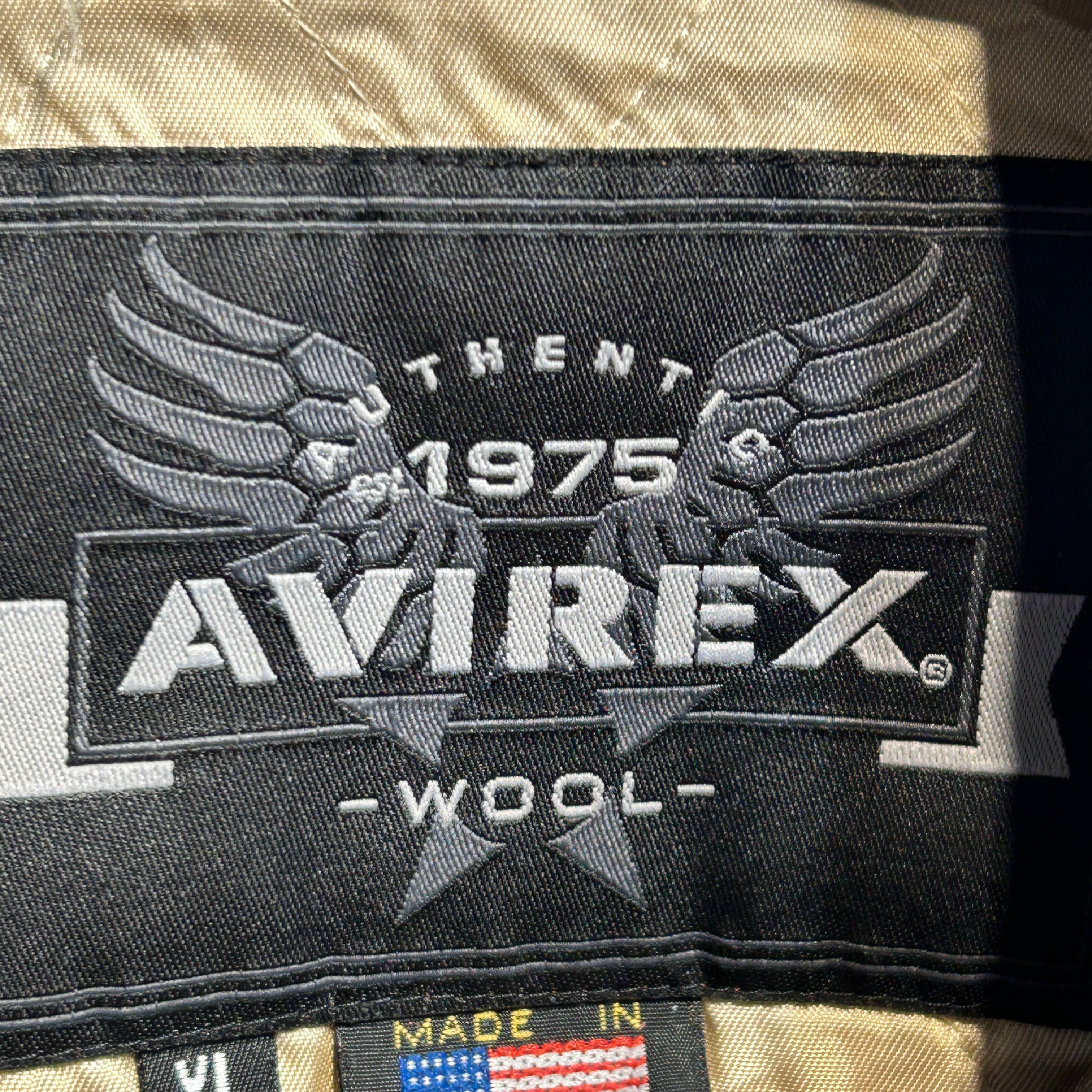 AVIREX/Flight Jkt/XL/Wool/IDG/Graphic/AVIREX NEW YORK view 3