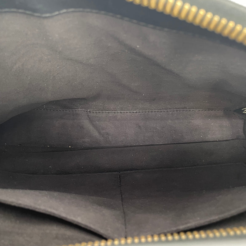FENDI/Hand Bag/M/Leather/BLK/2017 Studded DotCom Bag