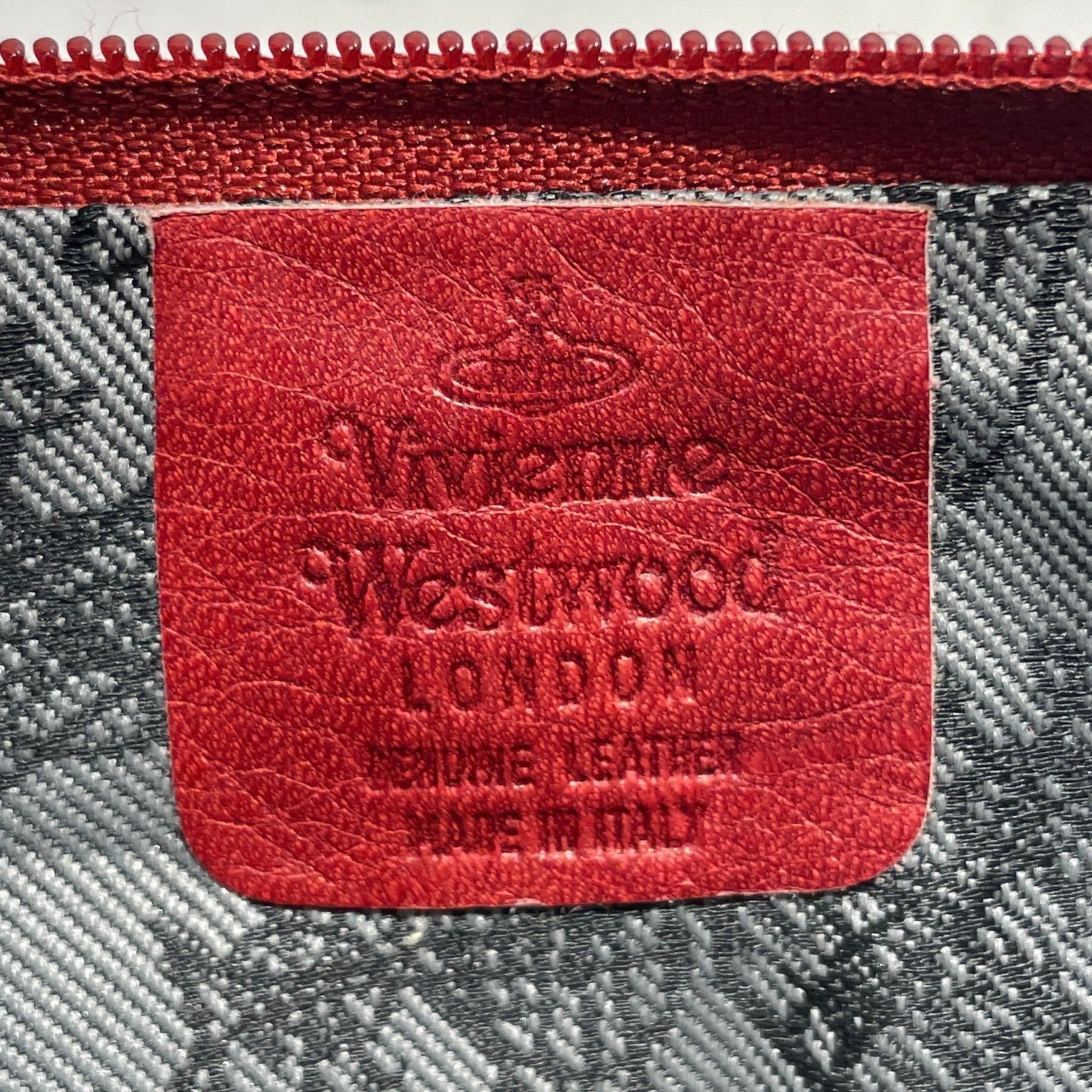 Vivienne Westwood/Accessories/Leather/RED/POUCH view 3