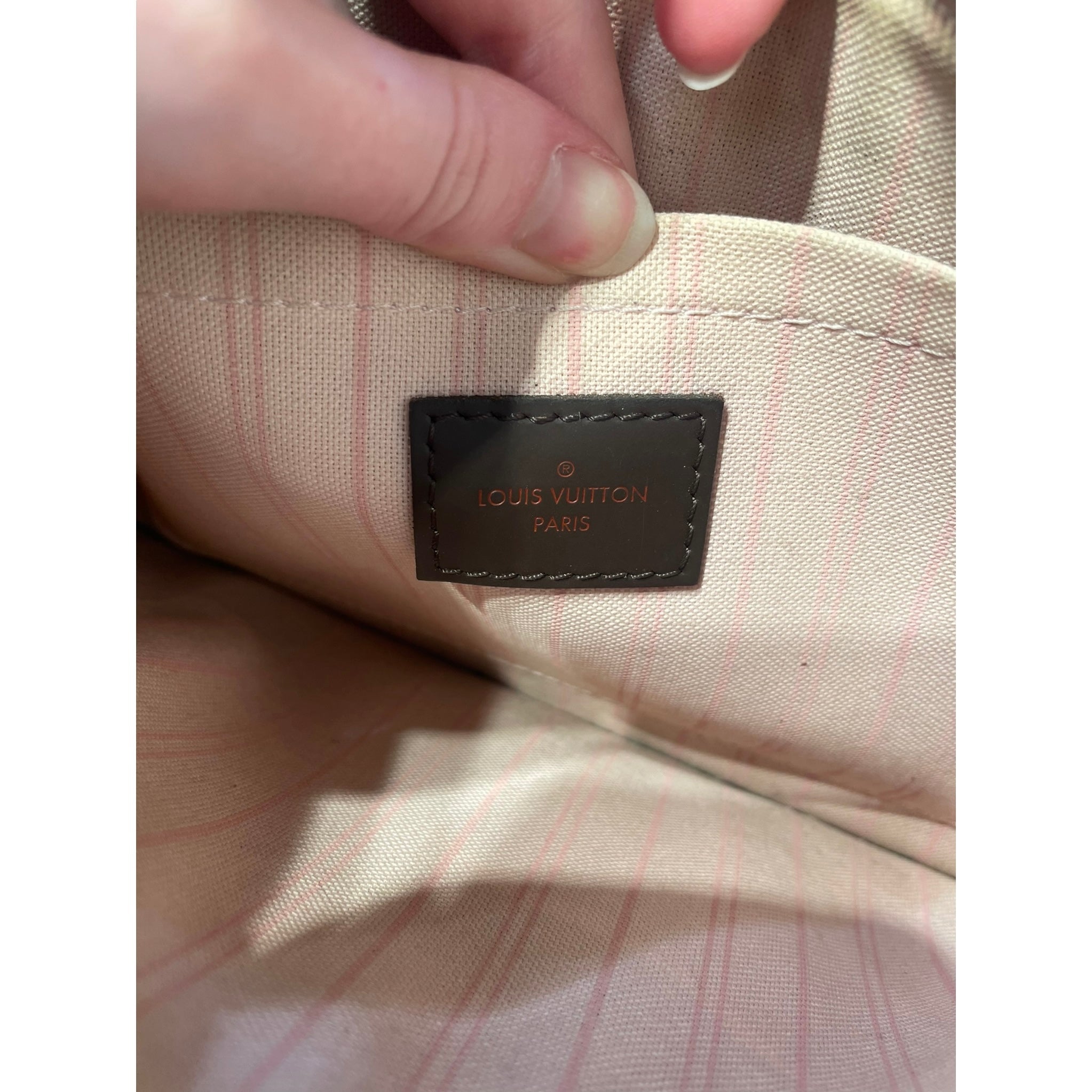LOUIS VUITTON/Pouch/Monogram/Leather/BRW/NEVERFULL POCHETTE view 5