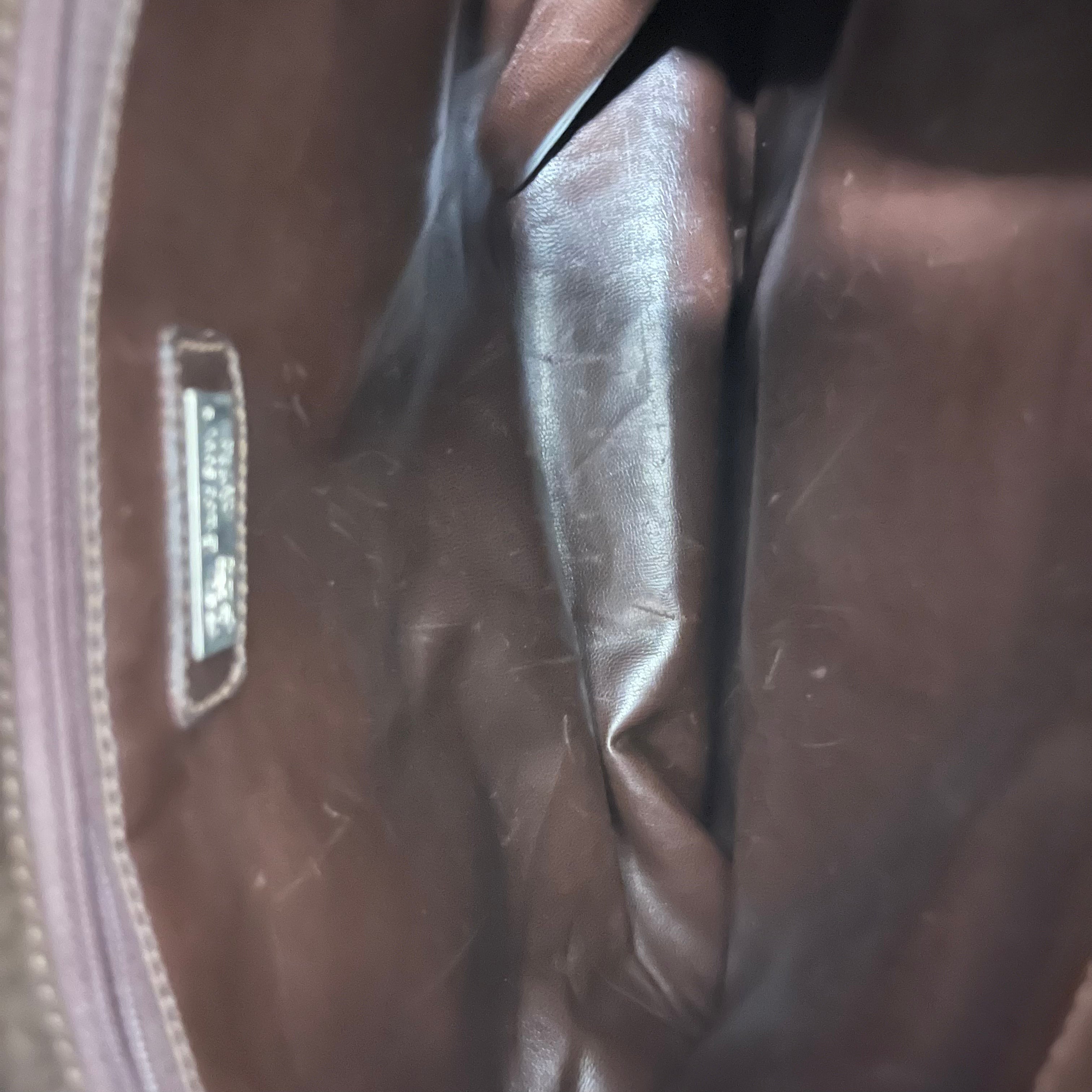 BURBERRYS/Tote Bag/Suede/BRW/vintage leather trim view 6