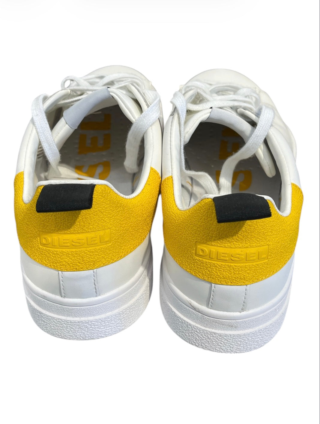 DIESEL/Low-Sneakers/US 12/WHT/YELLOW HEELS view 2