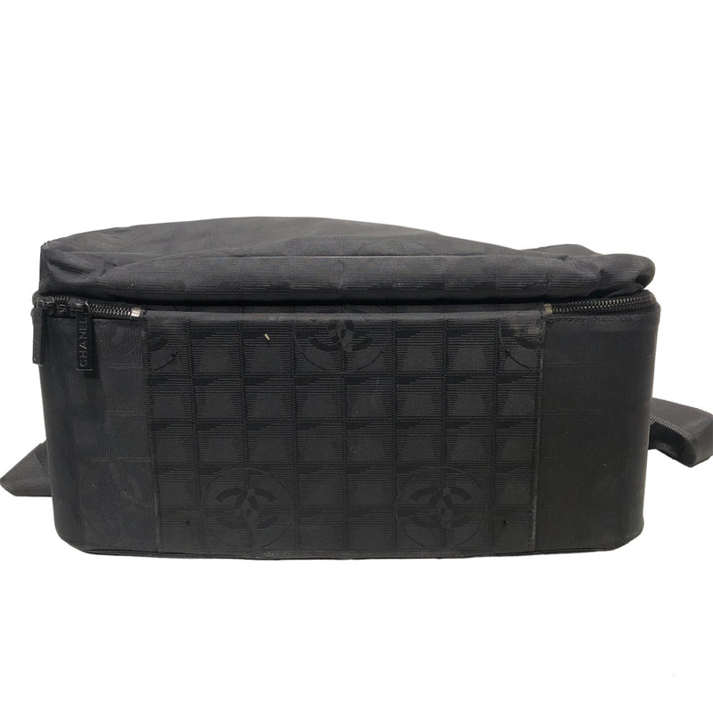 CHANEL/Luggage/All Over Print/Nylon/BLK/