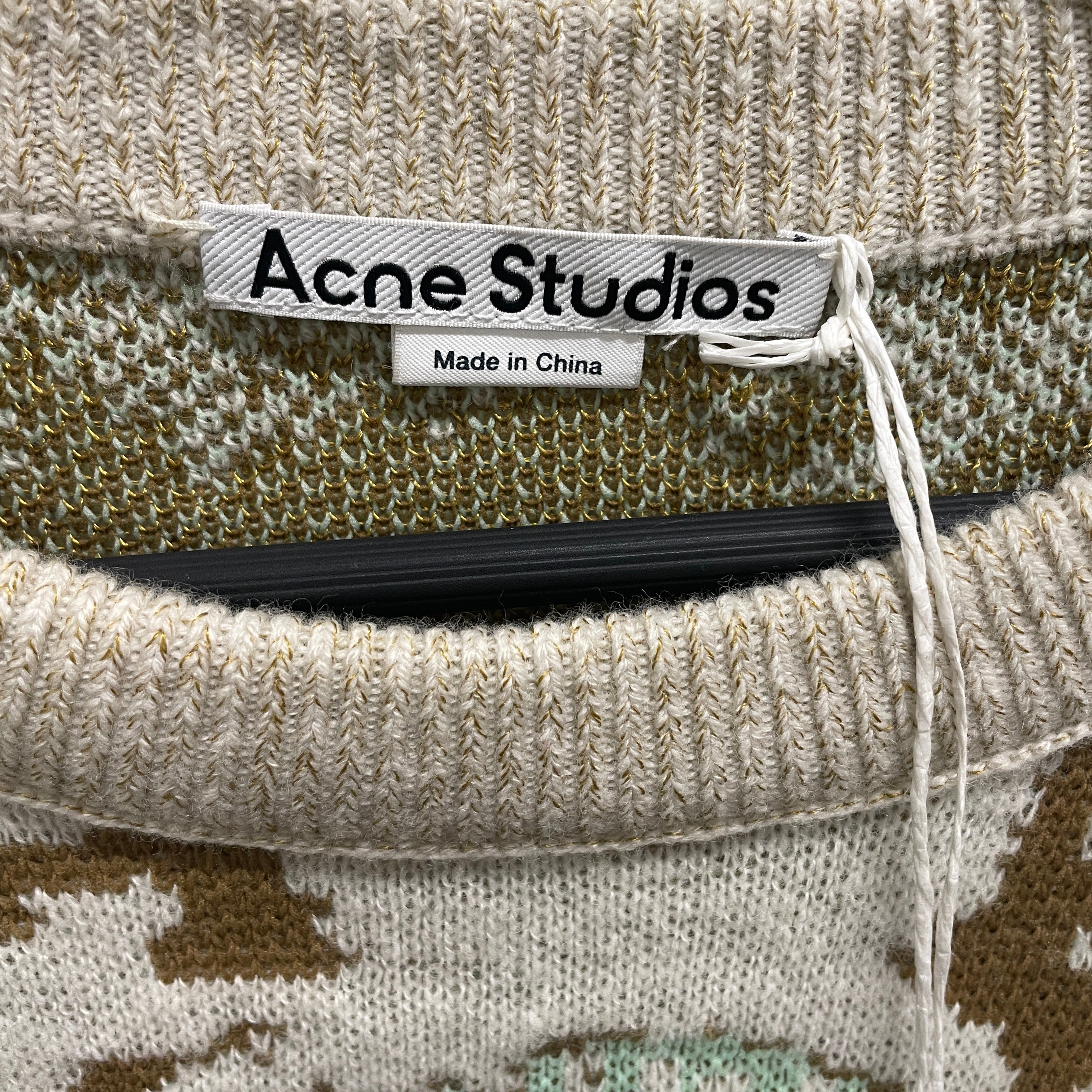 Acne Studios/Sweater/M/Wool/MLT/BROWN/GREEN/HORSE view 3